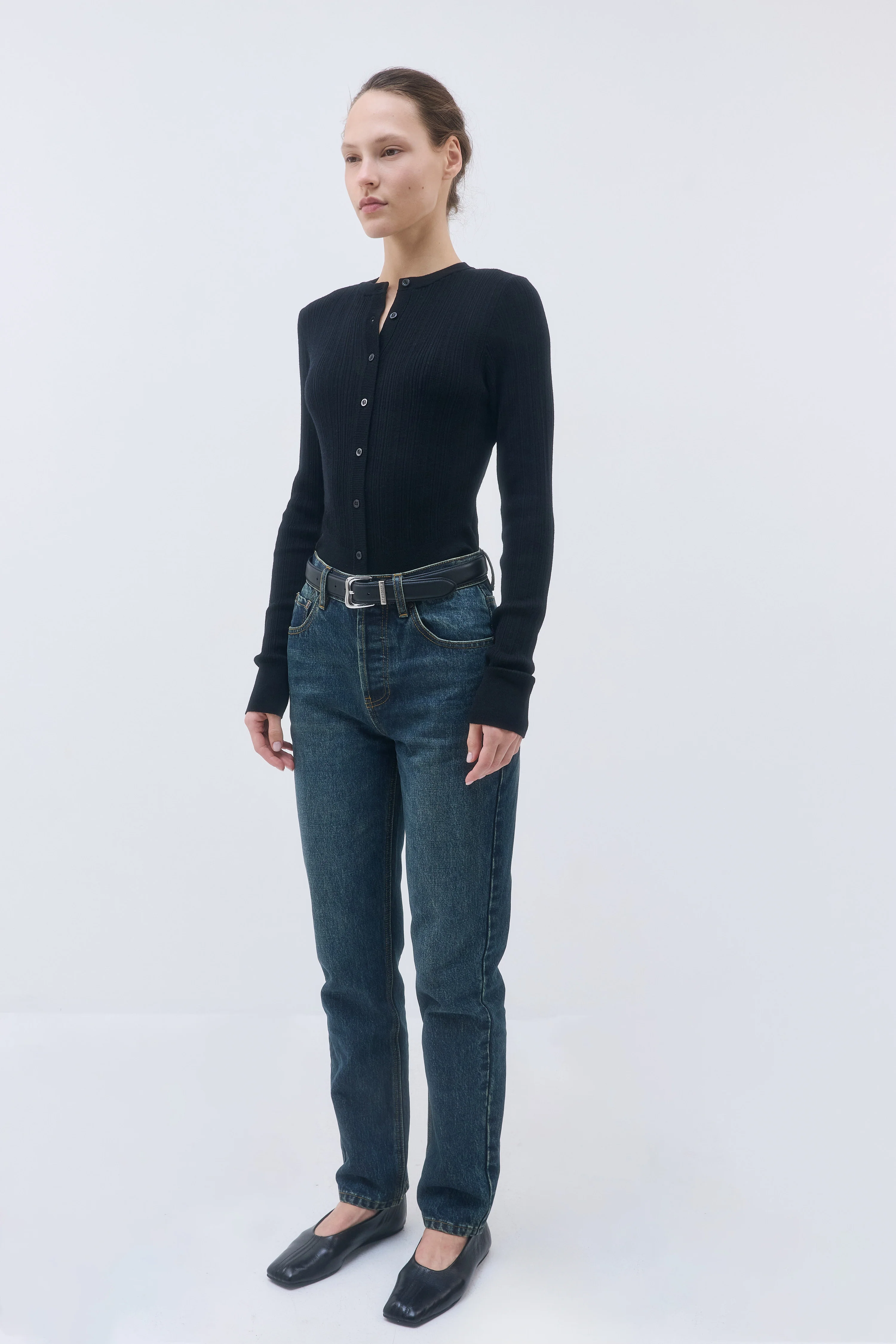 Merino Wool Loose Cardigan - Image 3