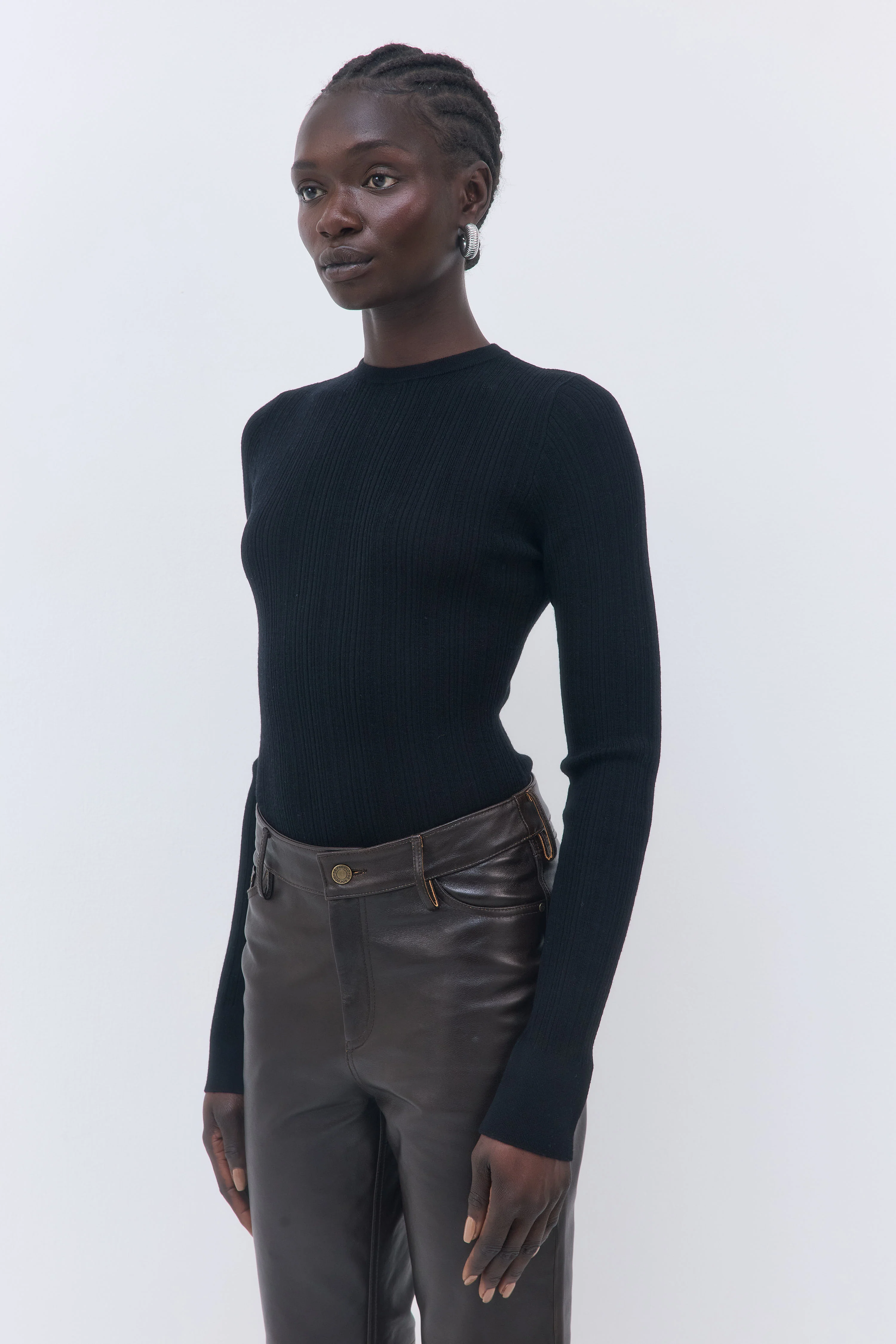 Merino Wool Loose Crewneck - Image 4