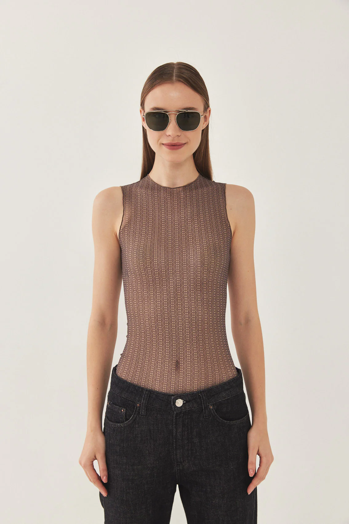 DR Logo Mesh Muscle T