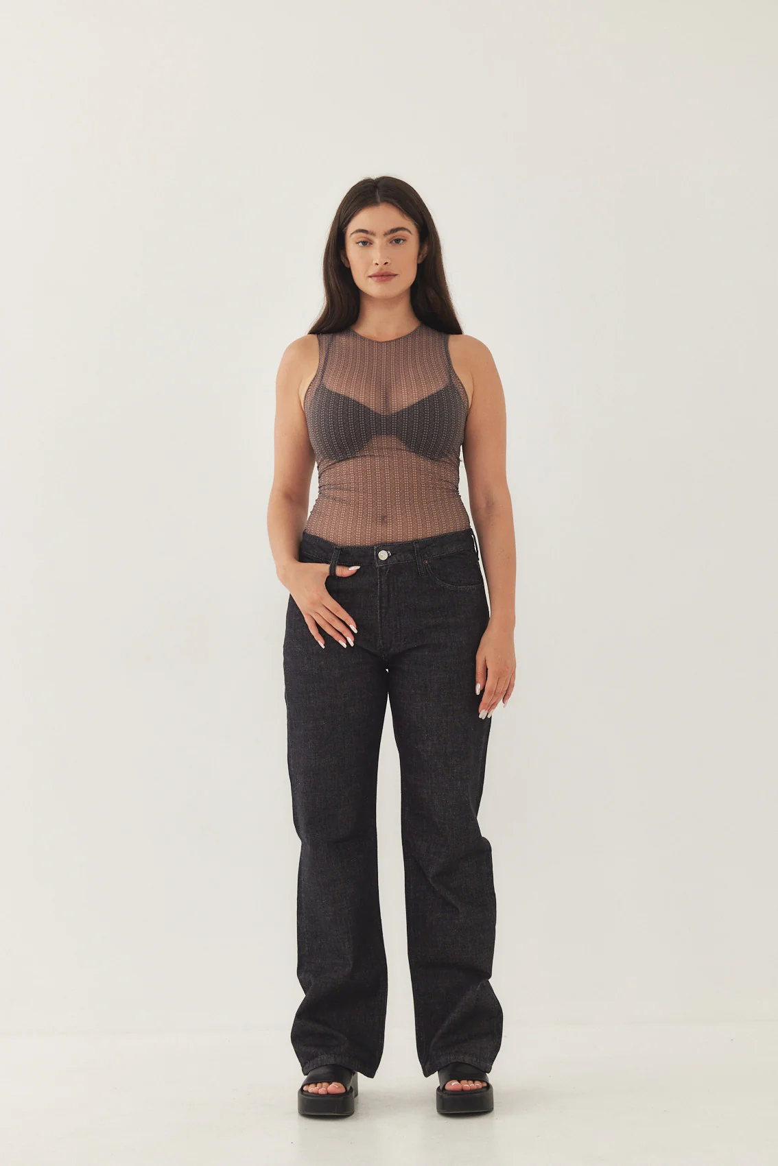 DR Logo Mesh Muscle T - Image 10