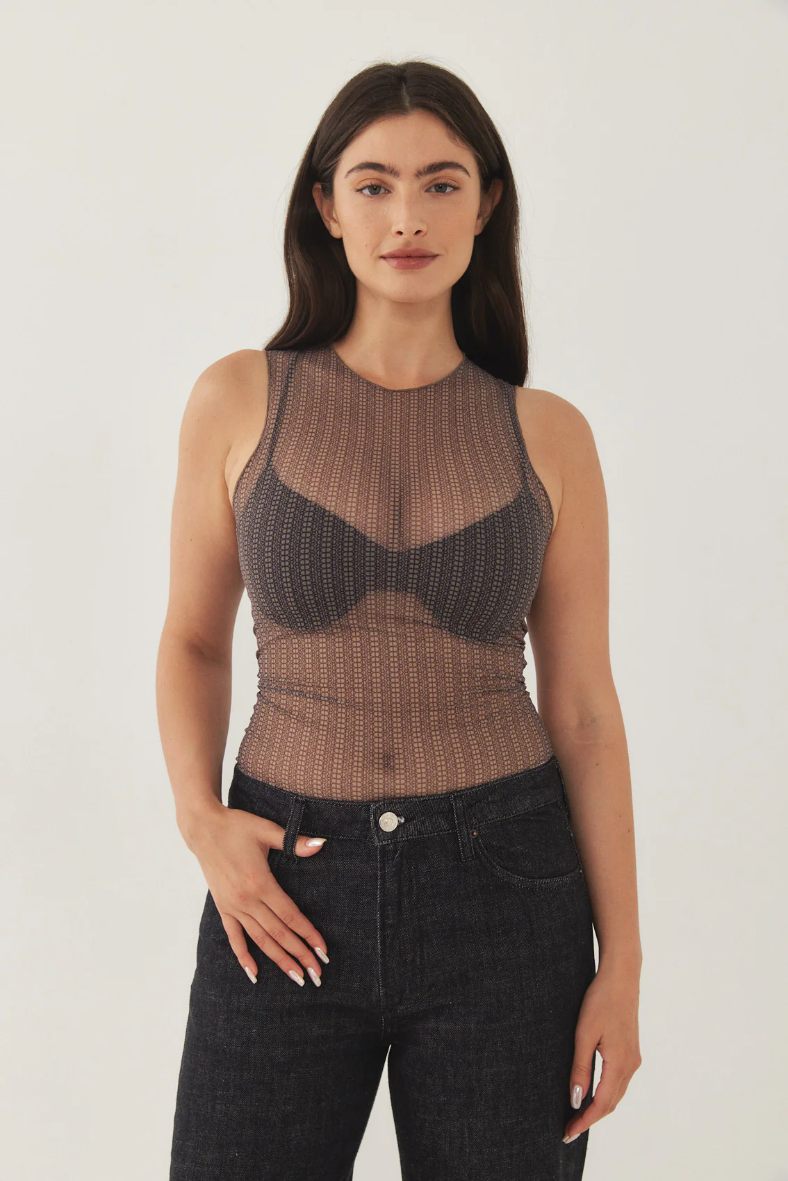 DR Logo Mesh Muscle T - Image 9