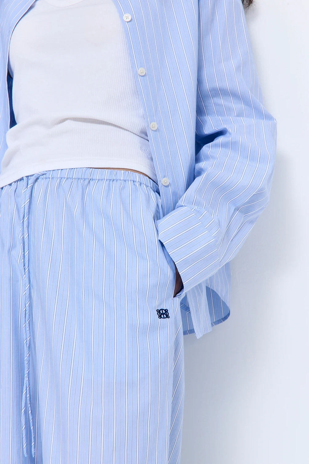 Mid Rise Poplin Pants - Image 6