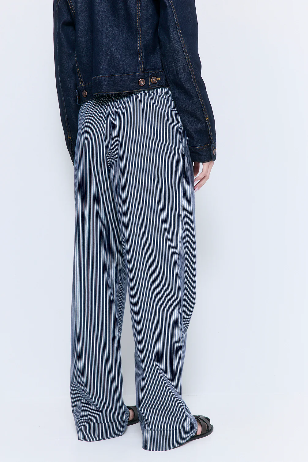 Mid Rise Poplin Pants - Image 5