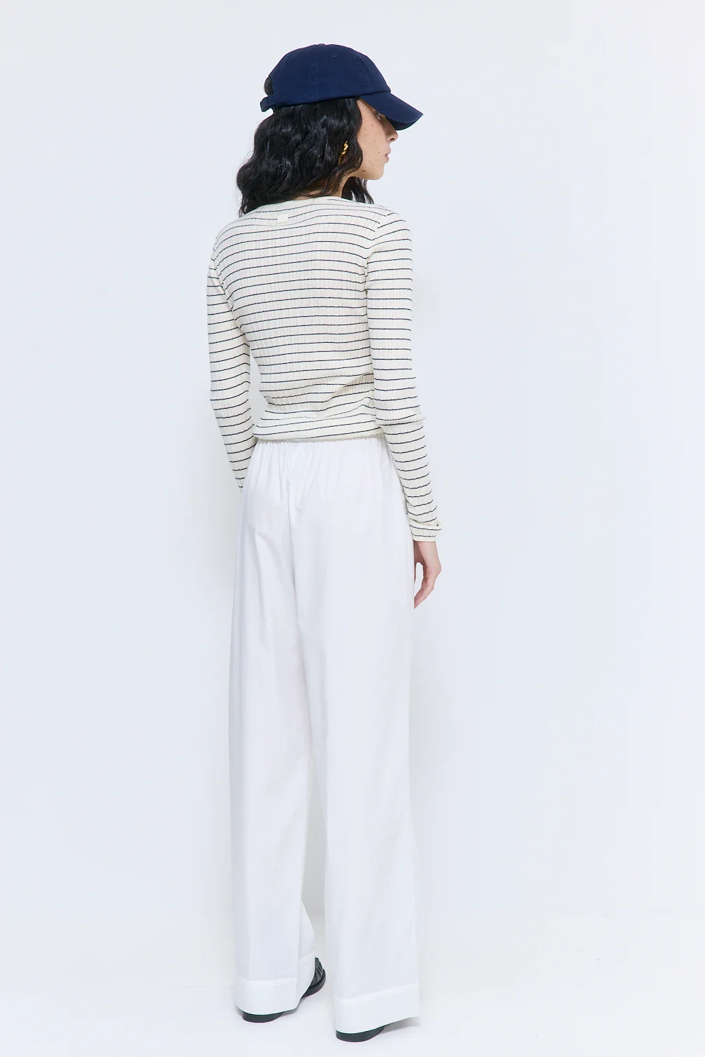 Mid Rise Poplin Pants - Image 5