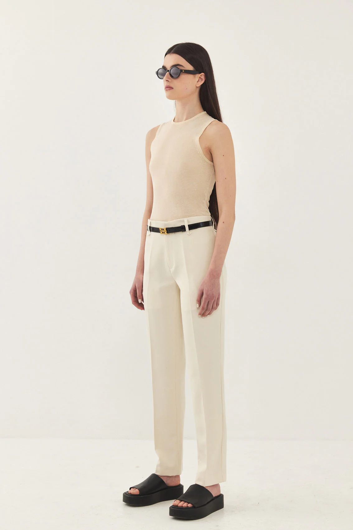 Mid Rise Slim Daddy Pants - Image 4