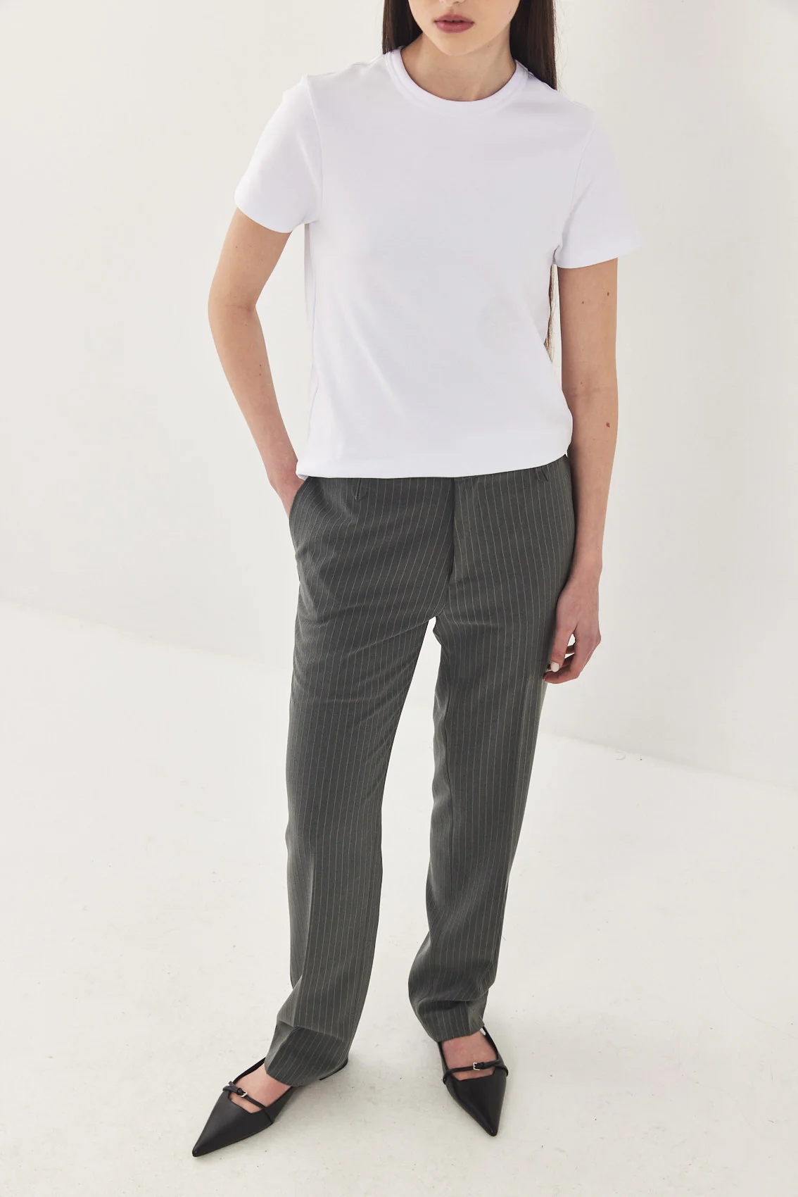 Mid Rise Slim Daddy Pants - Image 3