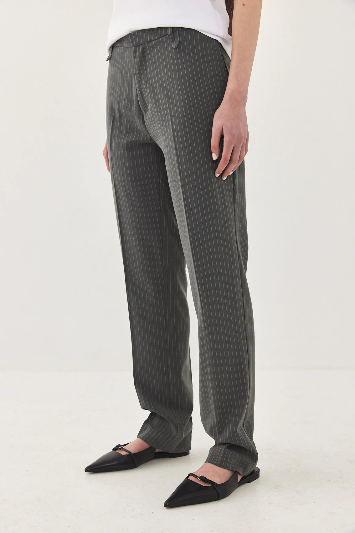 Mid Rise Slim Daddy Pants - Image 4