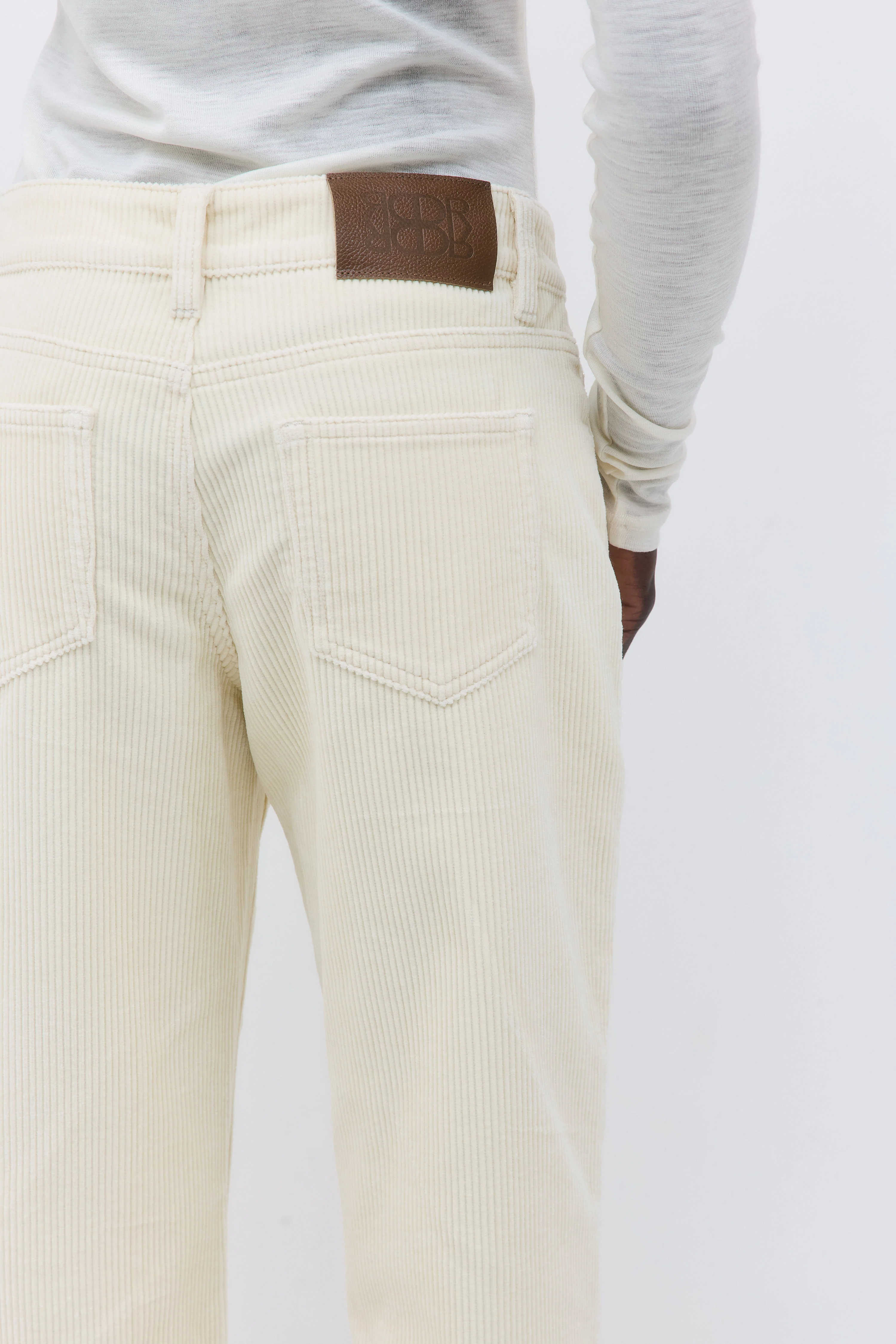 Mid Waist Corduroy Pants - Image 7