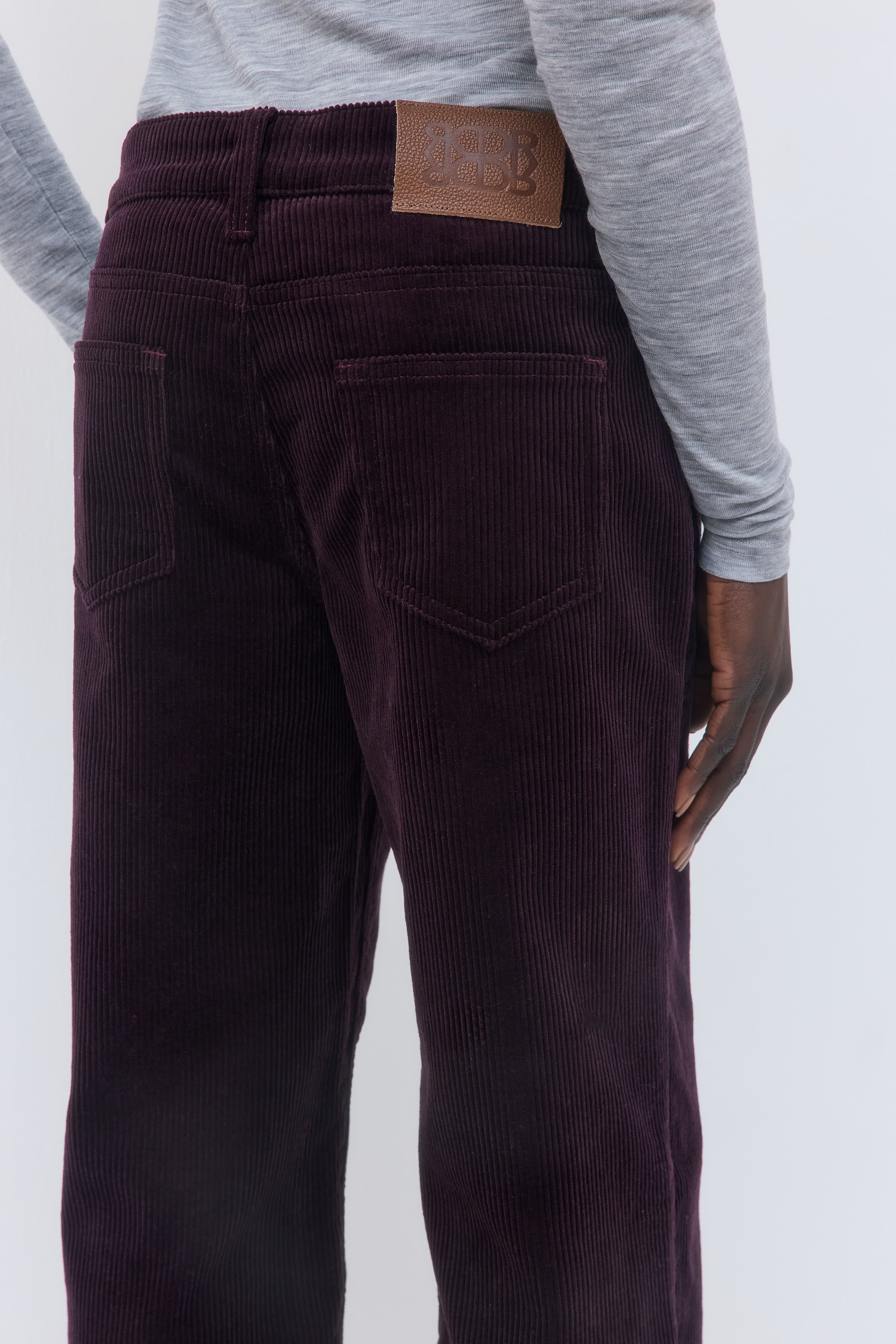 Mid Waist Corduroy Pants - Image 7