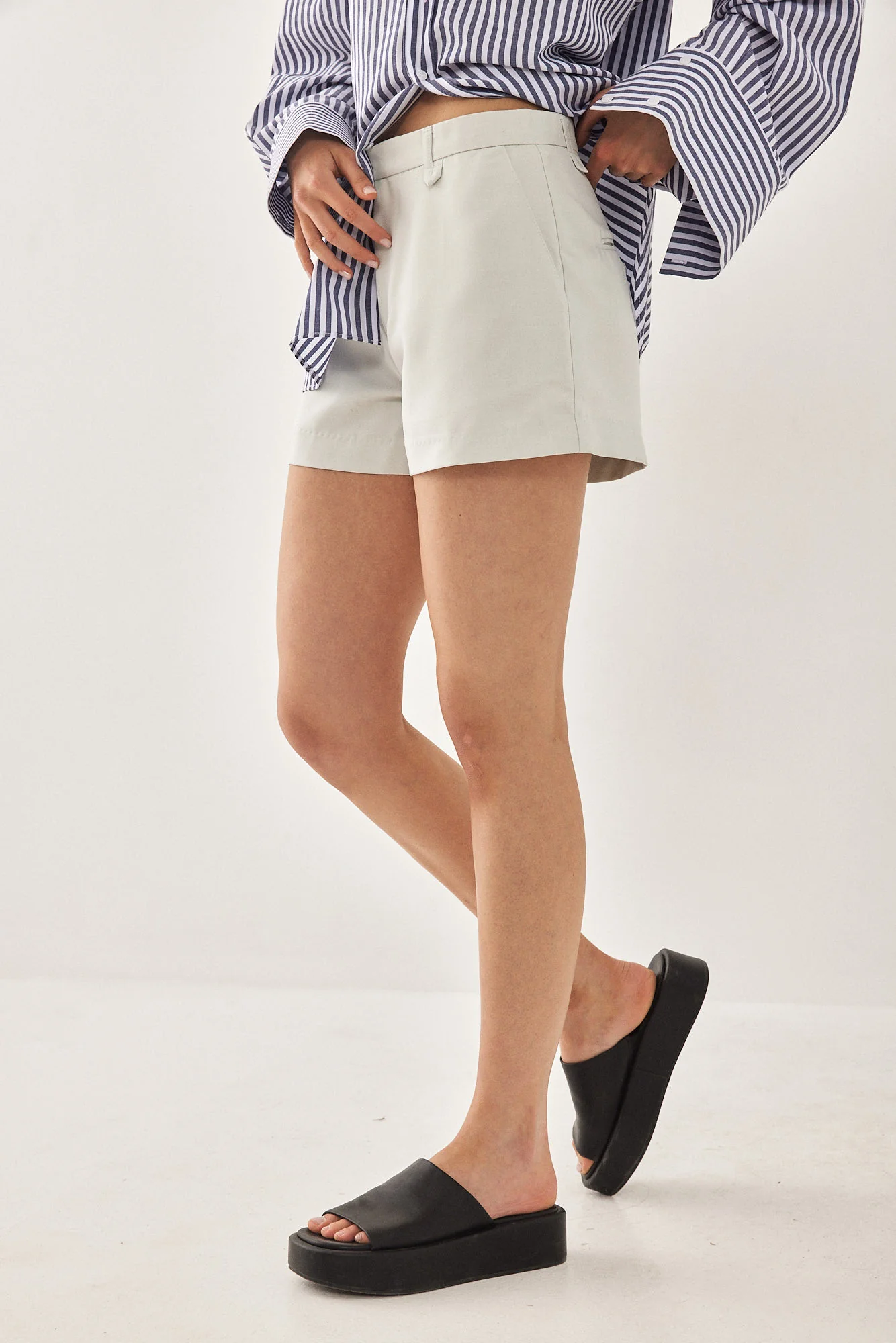 Mid Waist Daddy Shorts - Image 4