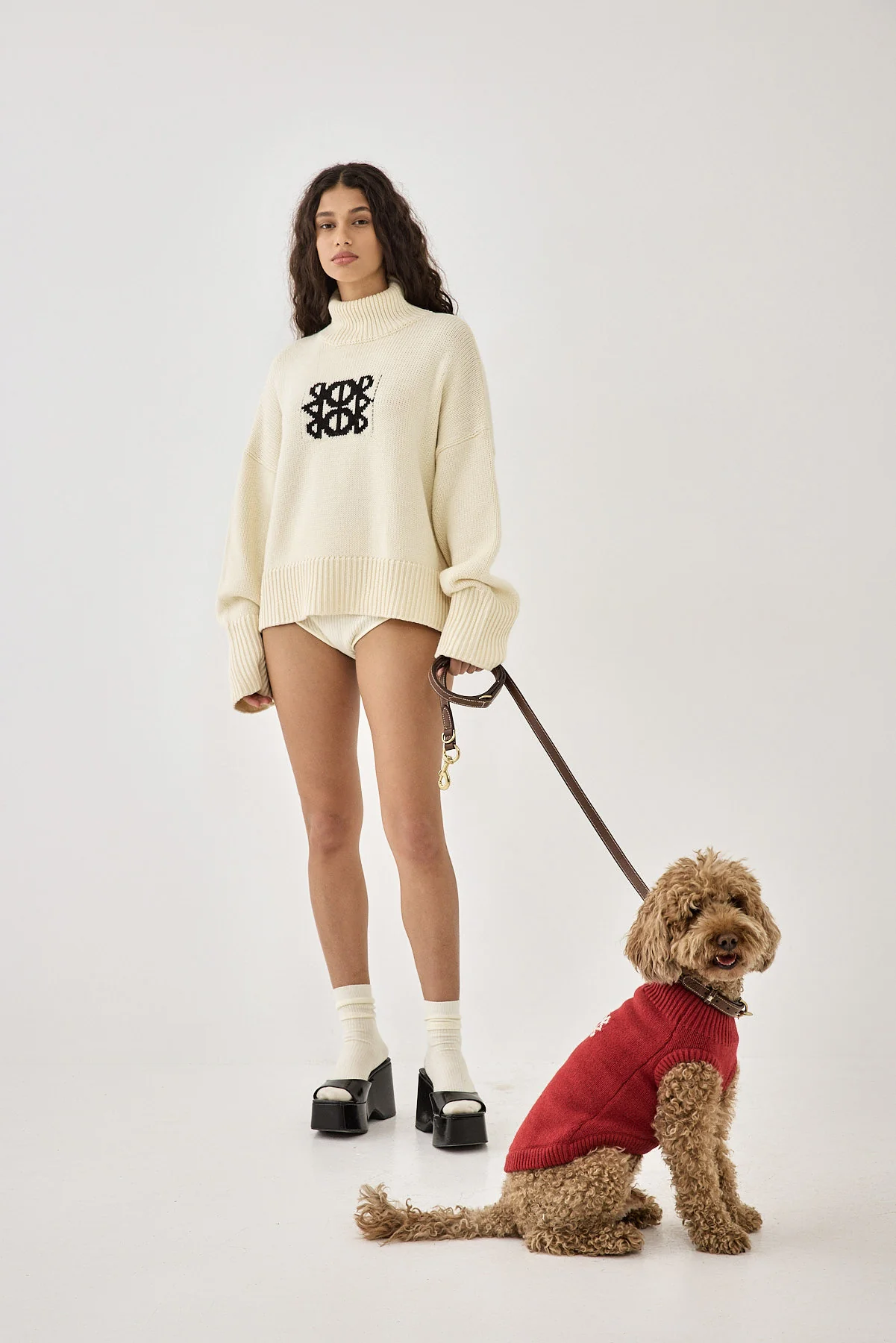 Mini Me Dog Intarsia Jumper - Image 4
