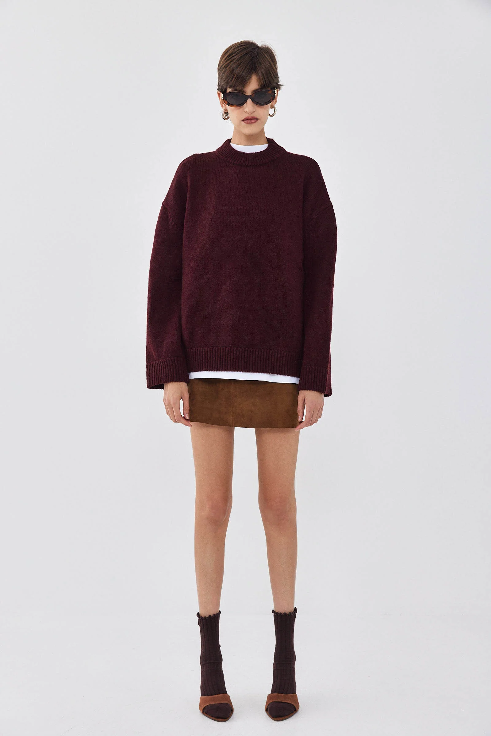 Mockneck Oversized Jumper - Image 2