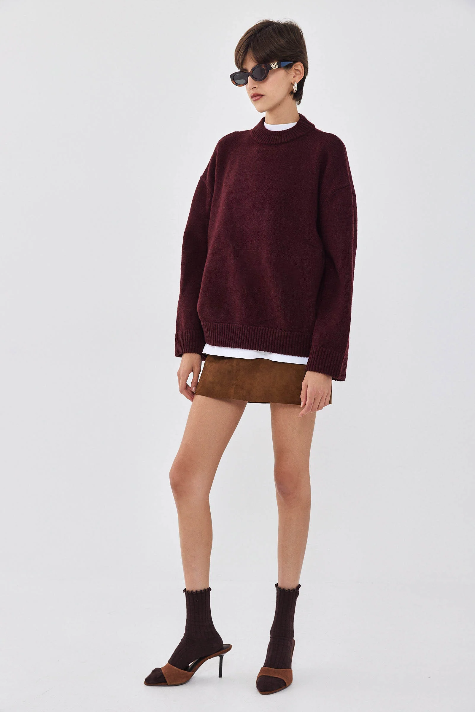 Mockneck Oversized Jumper - Image 4