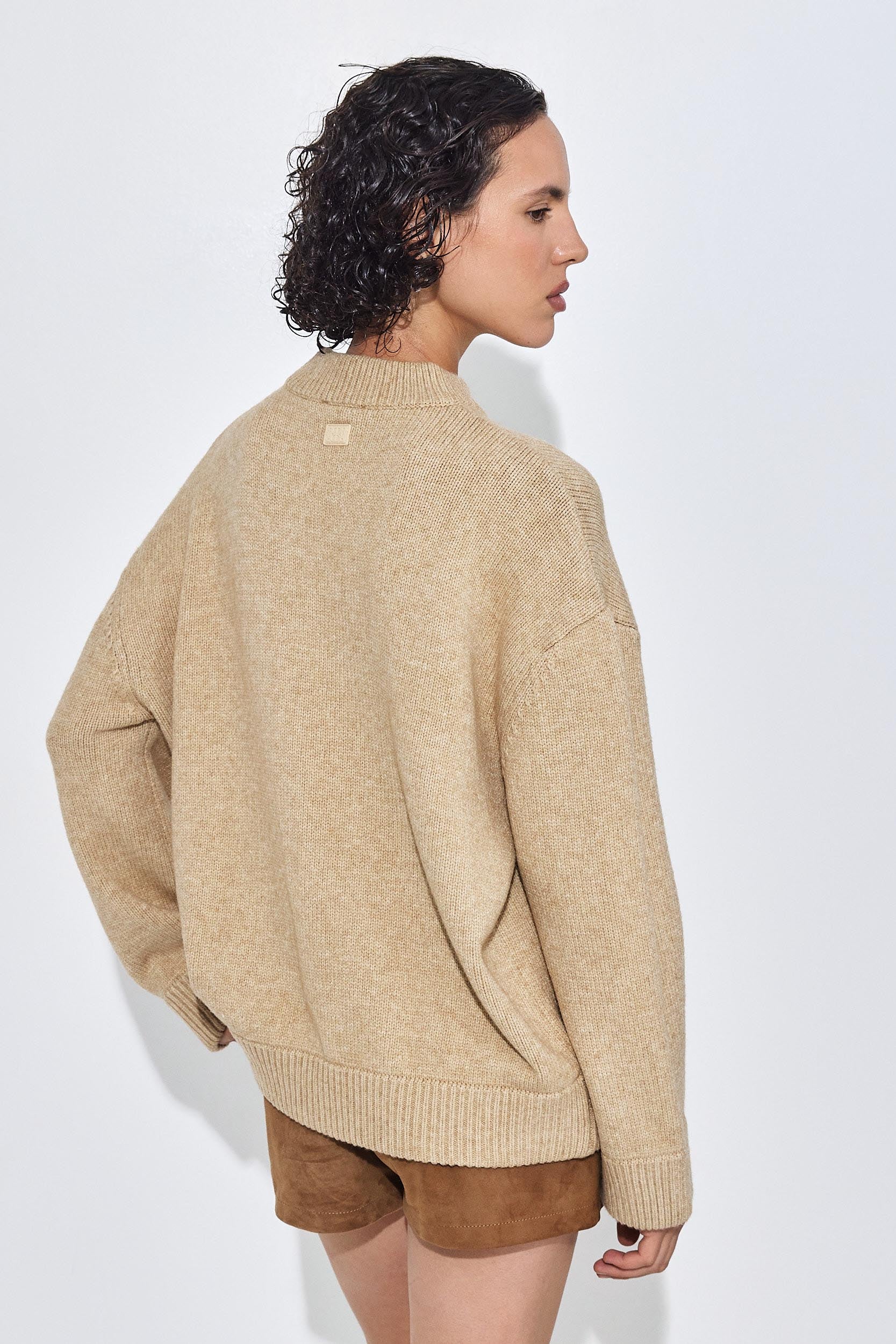 Mockneck Oversized Jumper - Image 5