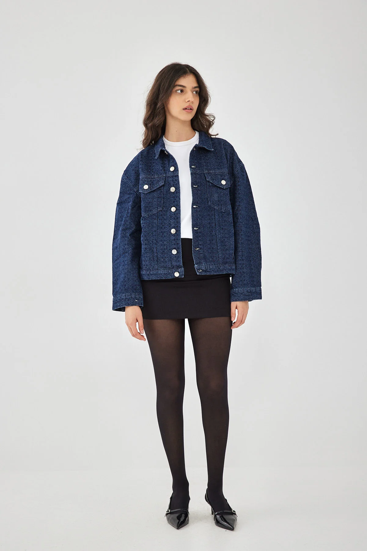 DR Monogram Denim Jacket - Image 2