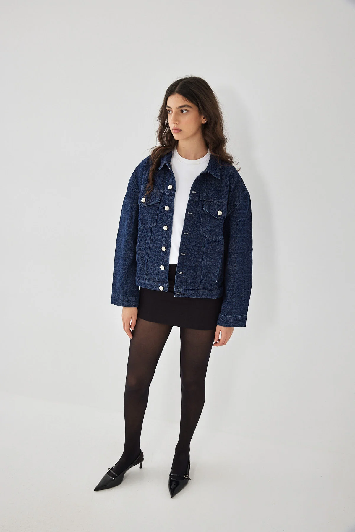 DR Monogram Denim Jacket - Image 3