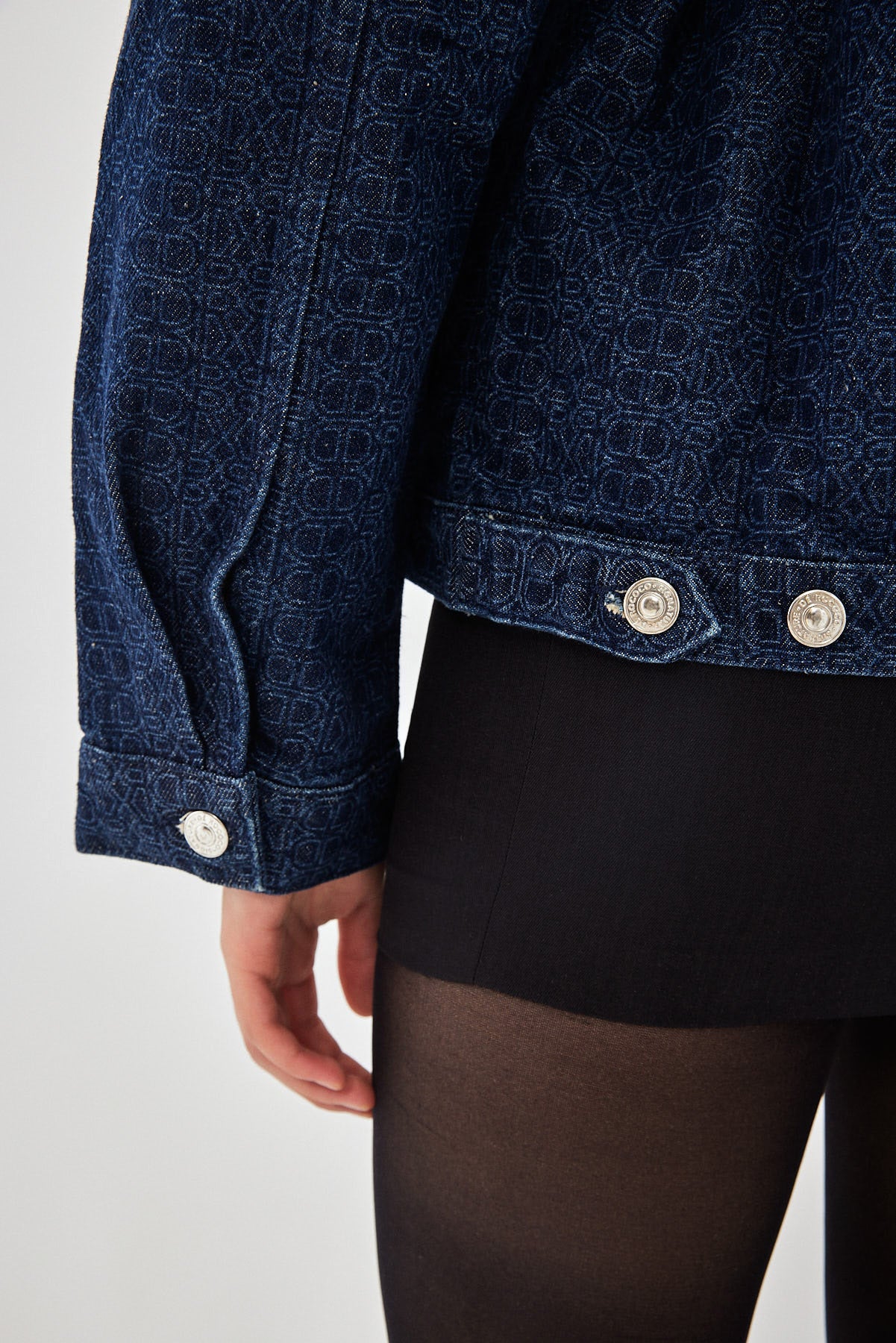 DR Monogram Denim Jacket - Image 9