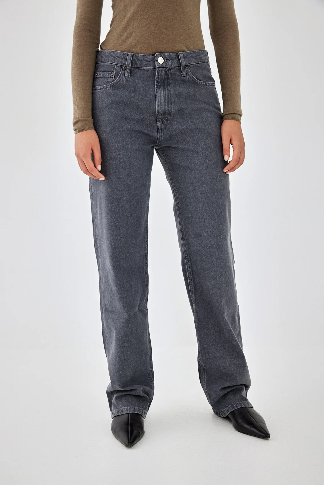 No.10| Low Rise Full Length Denim - Image 2