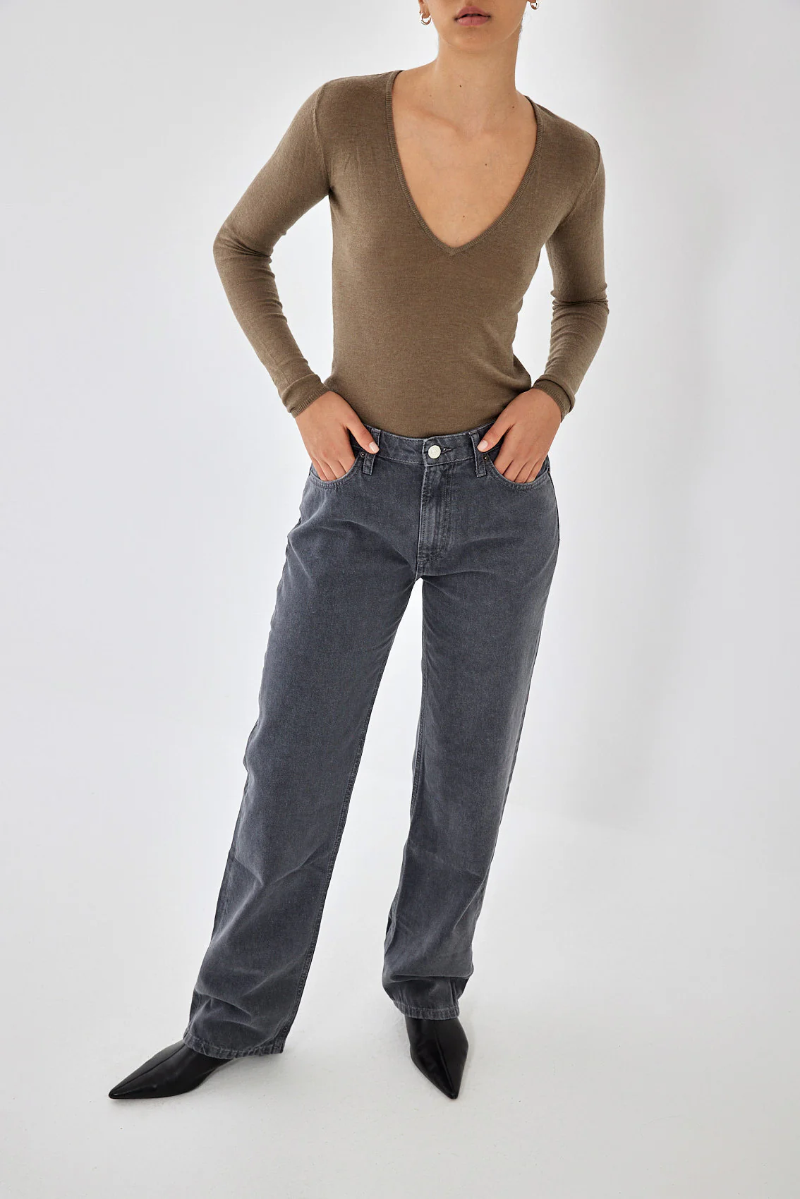 No.10| Low Rise Full Length Denim - Image 3