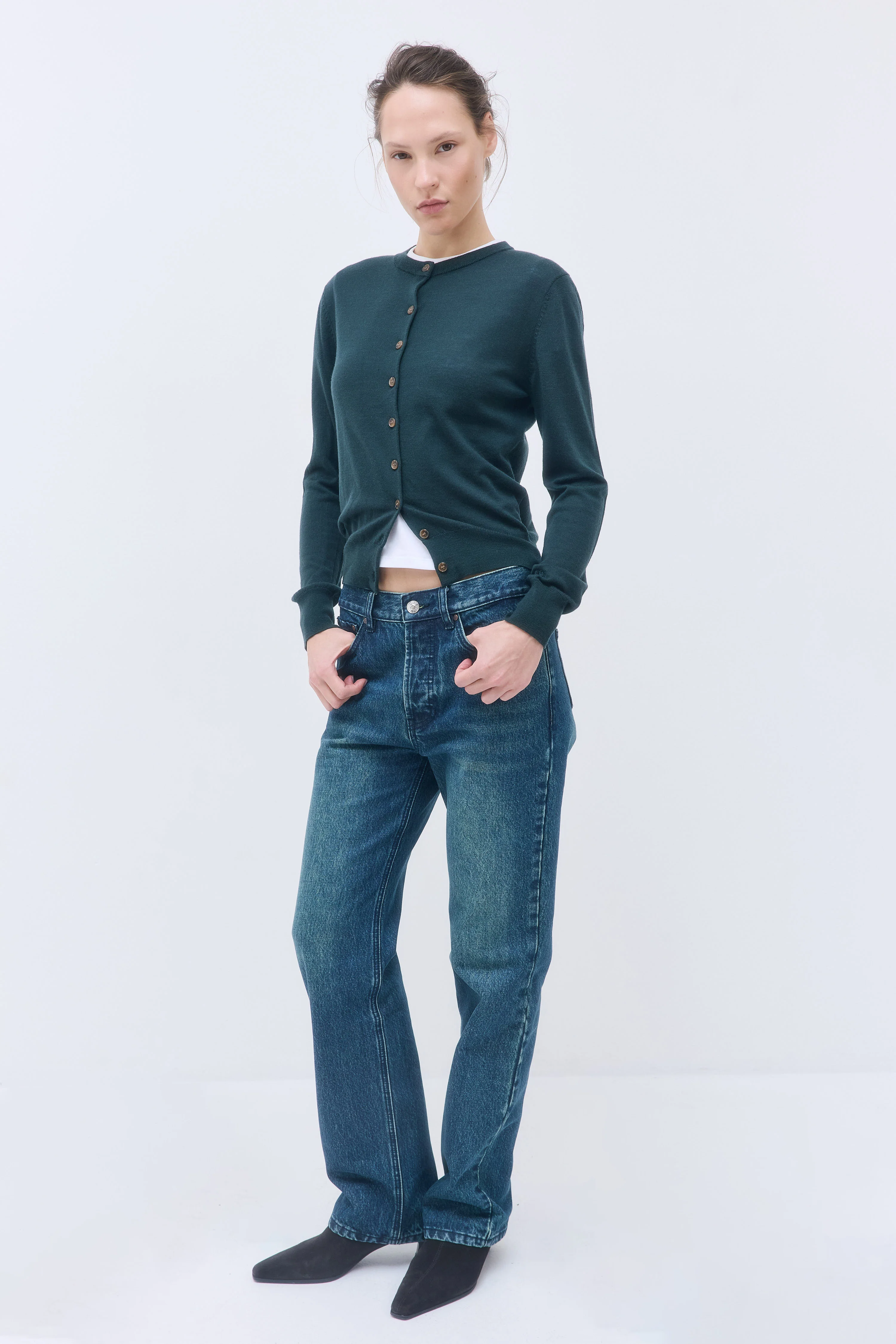 No.10| Low Rise Full Length Denim - Image 3