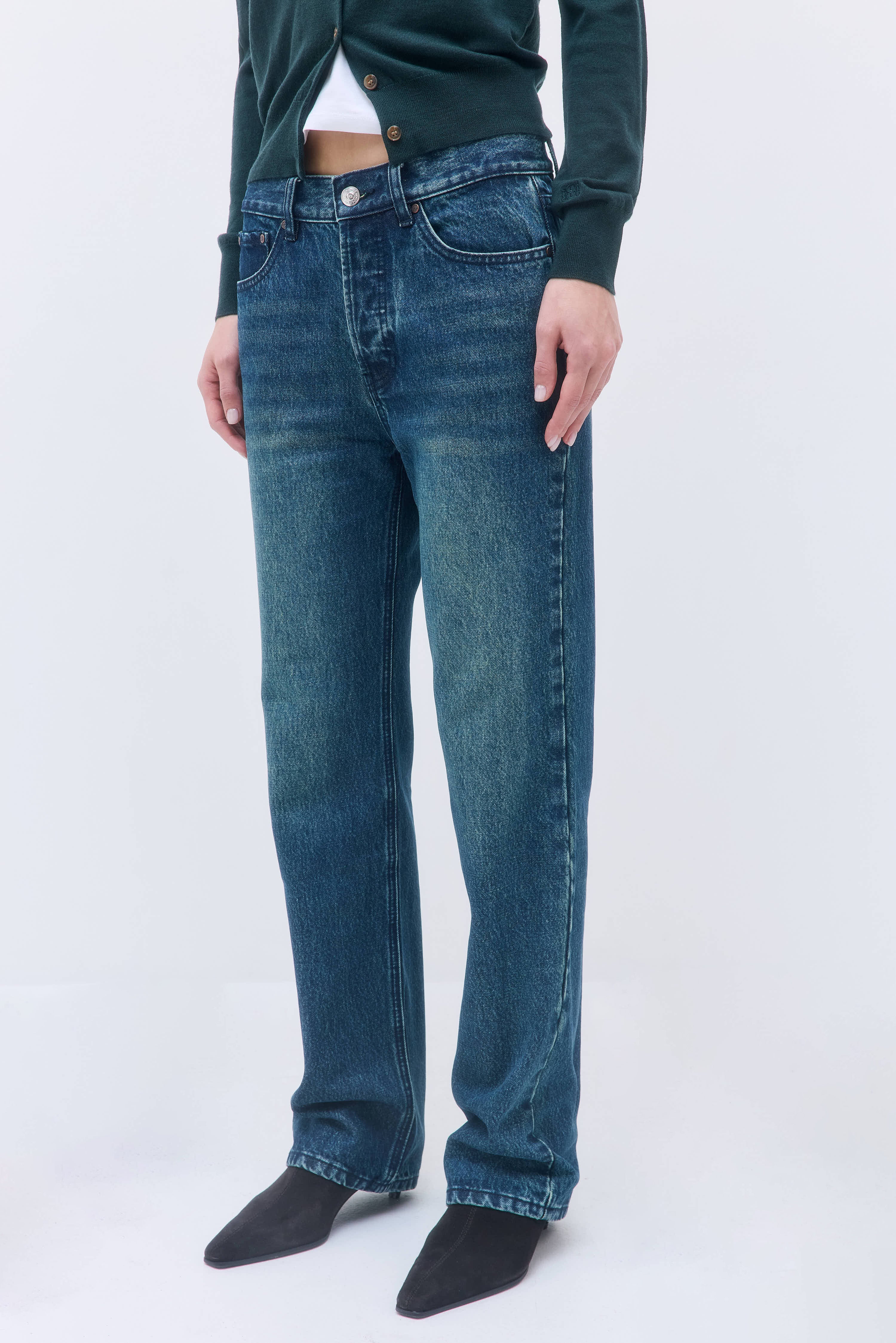 No.10| Low Rise Full Length Denim - Image 4