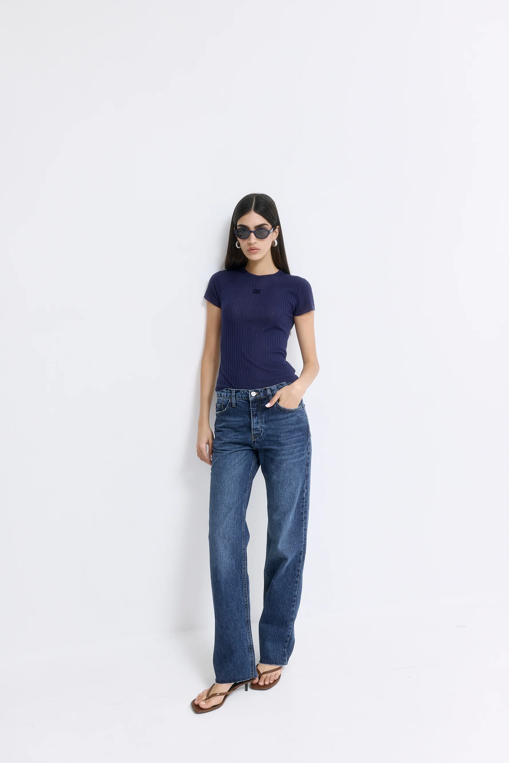 No.10| Low Rise Full Length Denim - Image 3