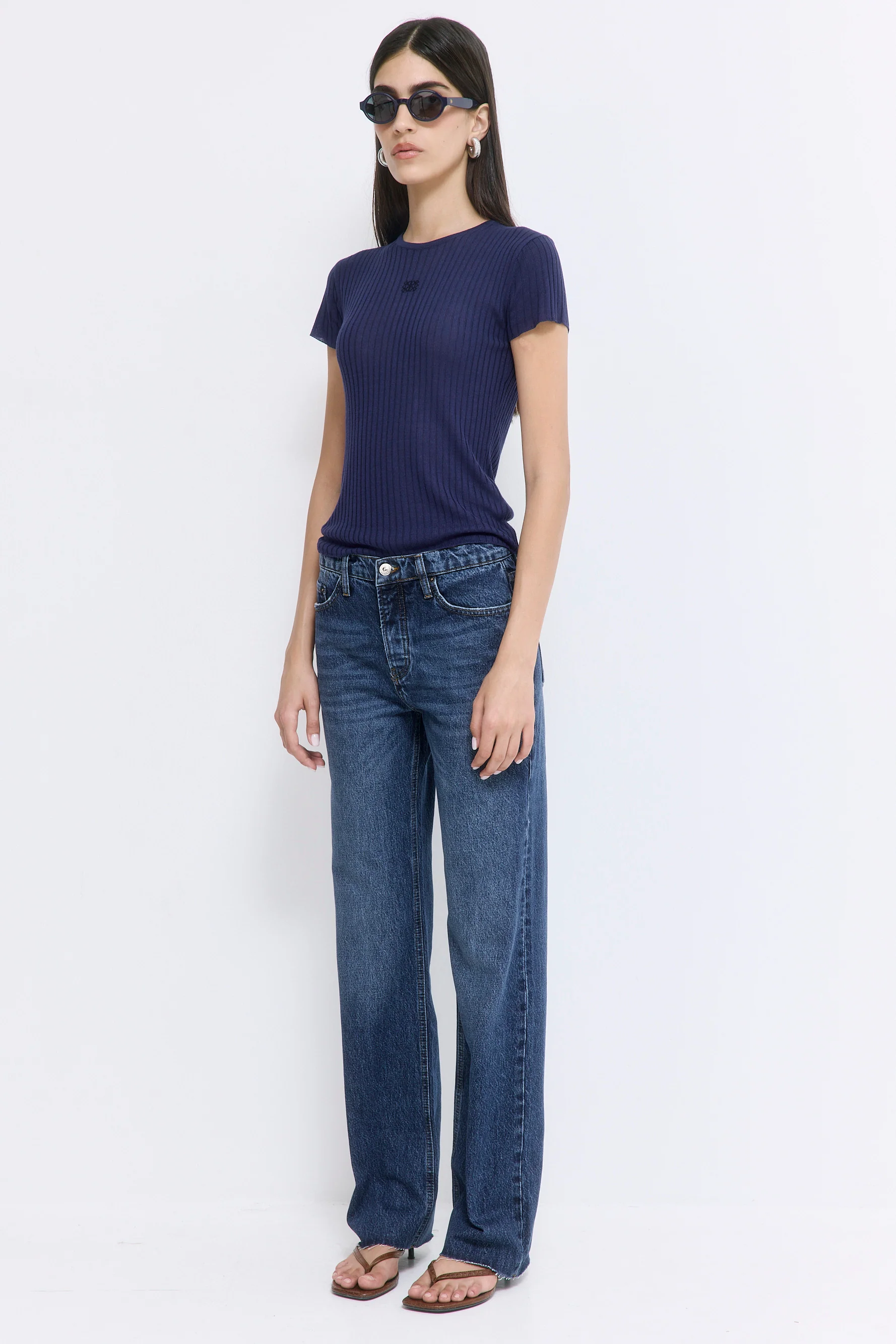 No.10| Low Rise Full Length Denim - Image 4