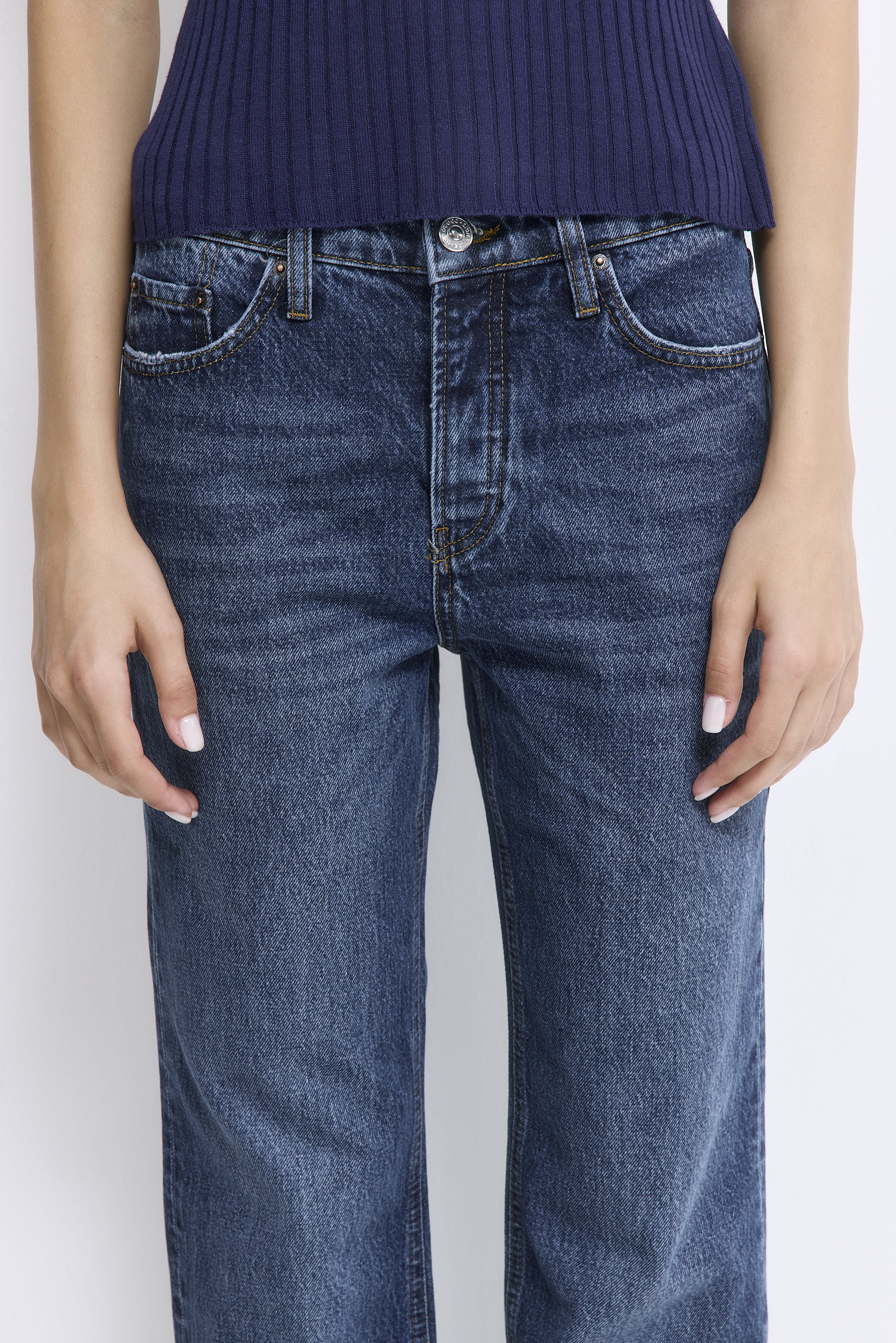 No.10| Low Rise Full Length Denim - Image 6