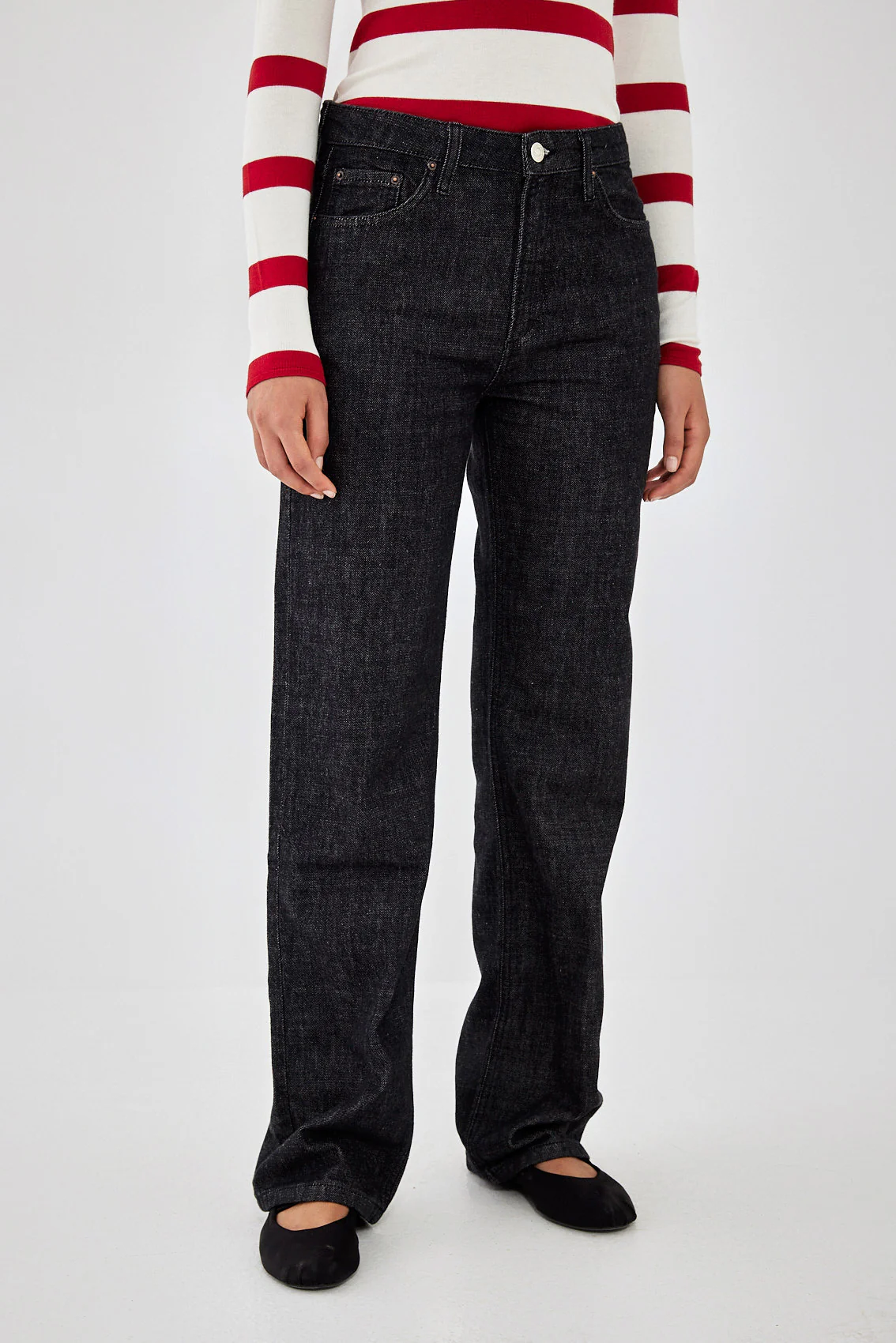 No.10| Low Rise Straight Denim - Image 2