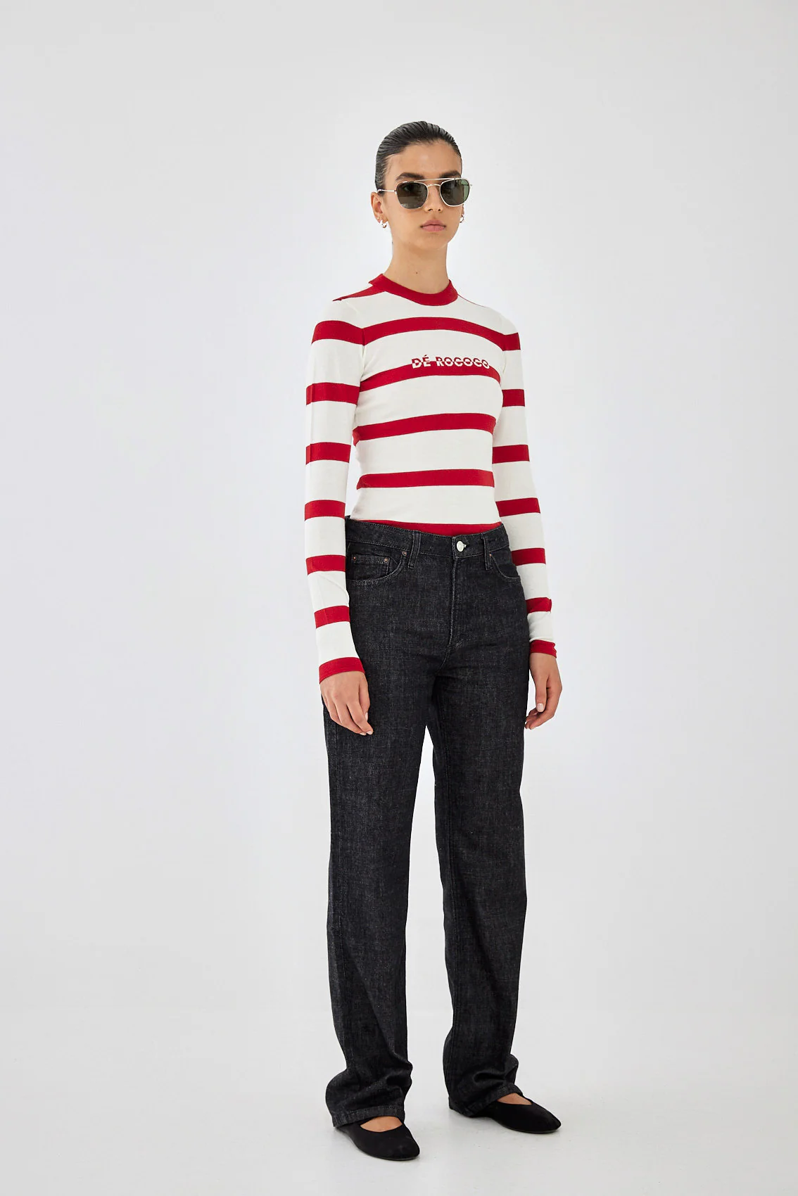 No.10| Low Rise Straight Denim - Image 4