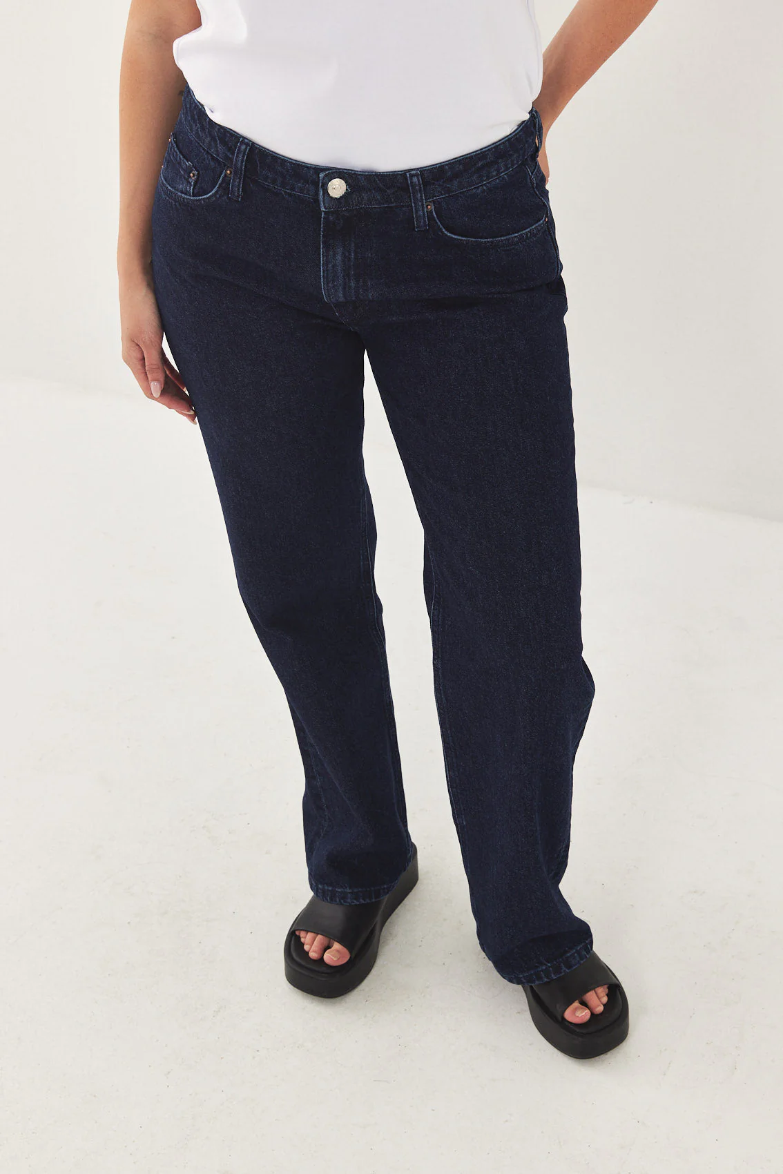 No.10| Low Rise Straight Denim - Image 10