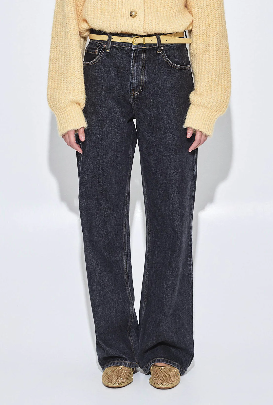 No.11| Mid Rise Full Length Baggy Denim - Image 2