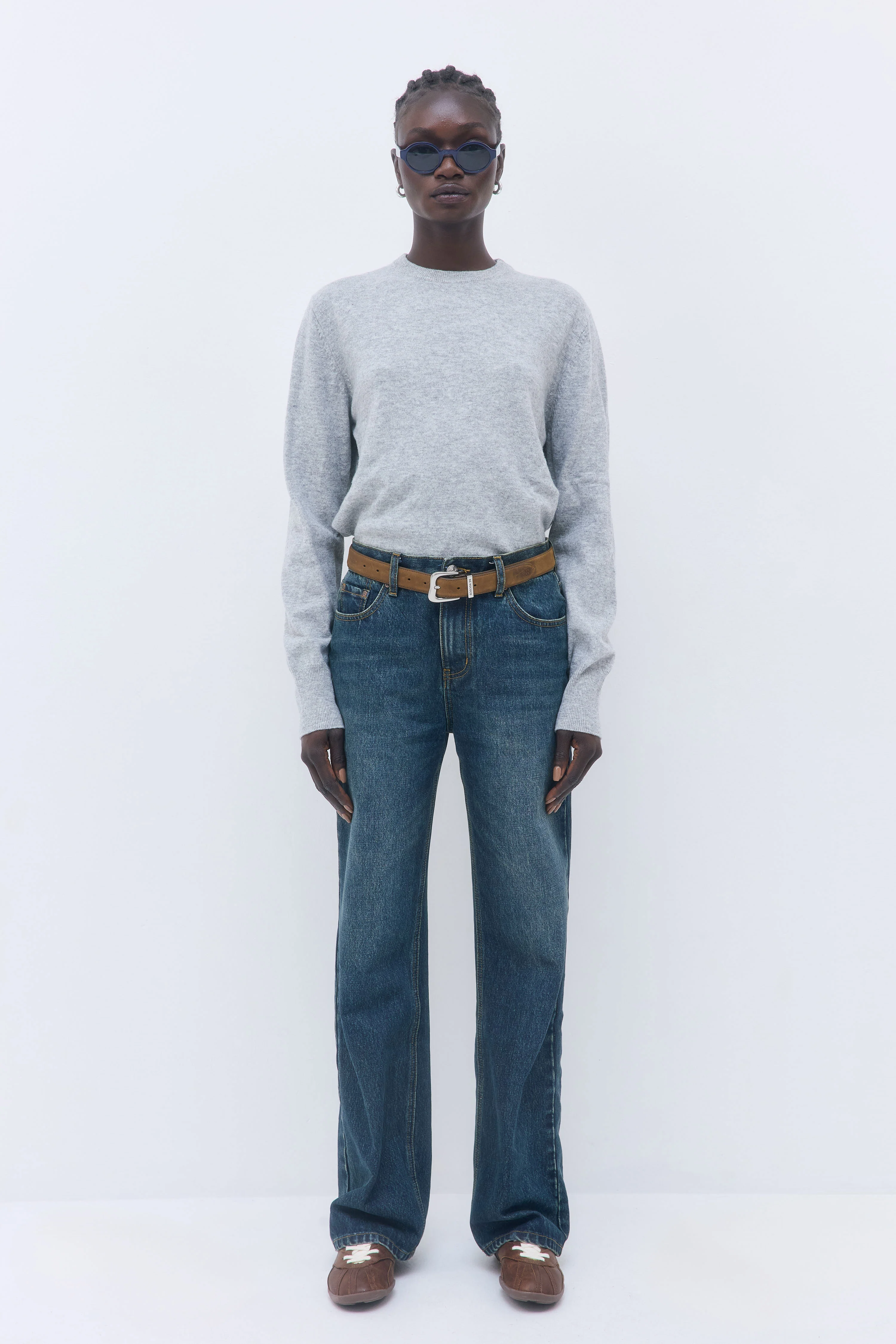 No.11| Mid Rise Full Length Baggy Denim