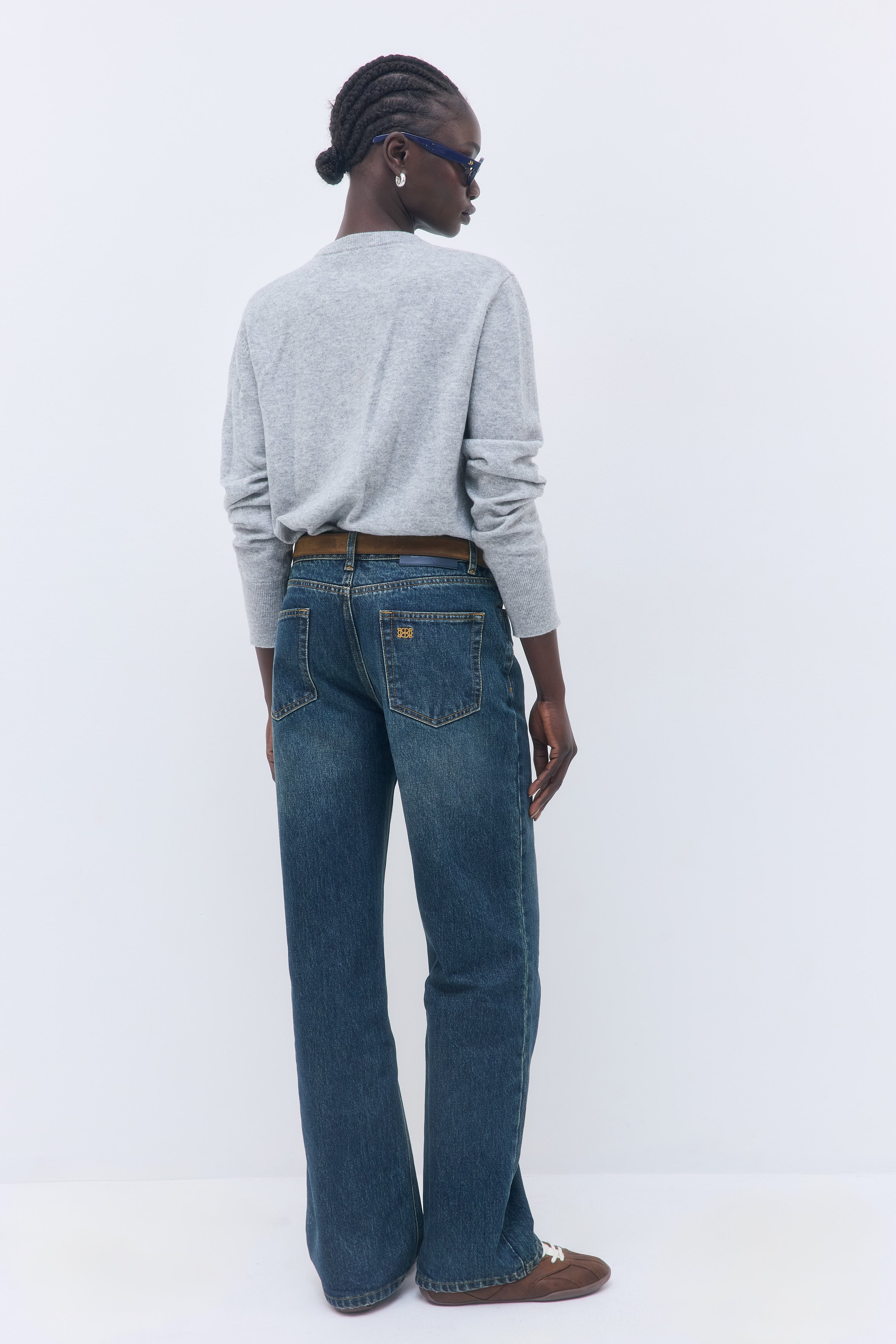 No.11| Mid Rise Full Length Baggy Denim - Image 5