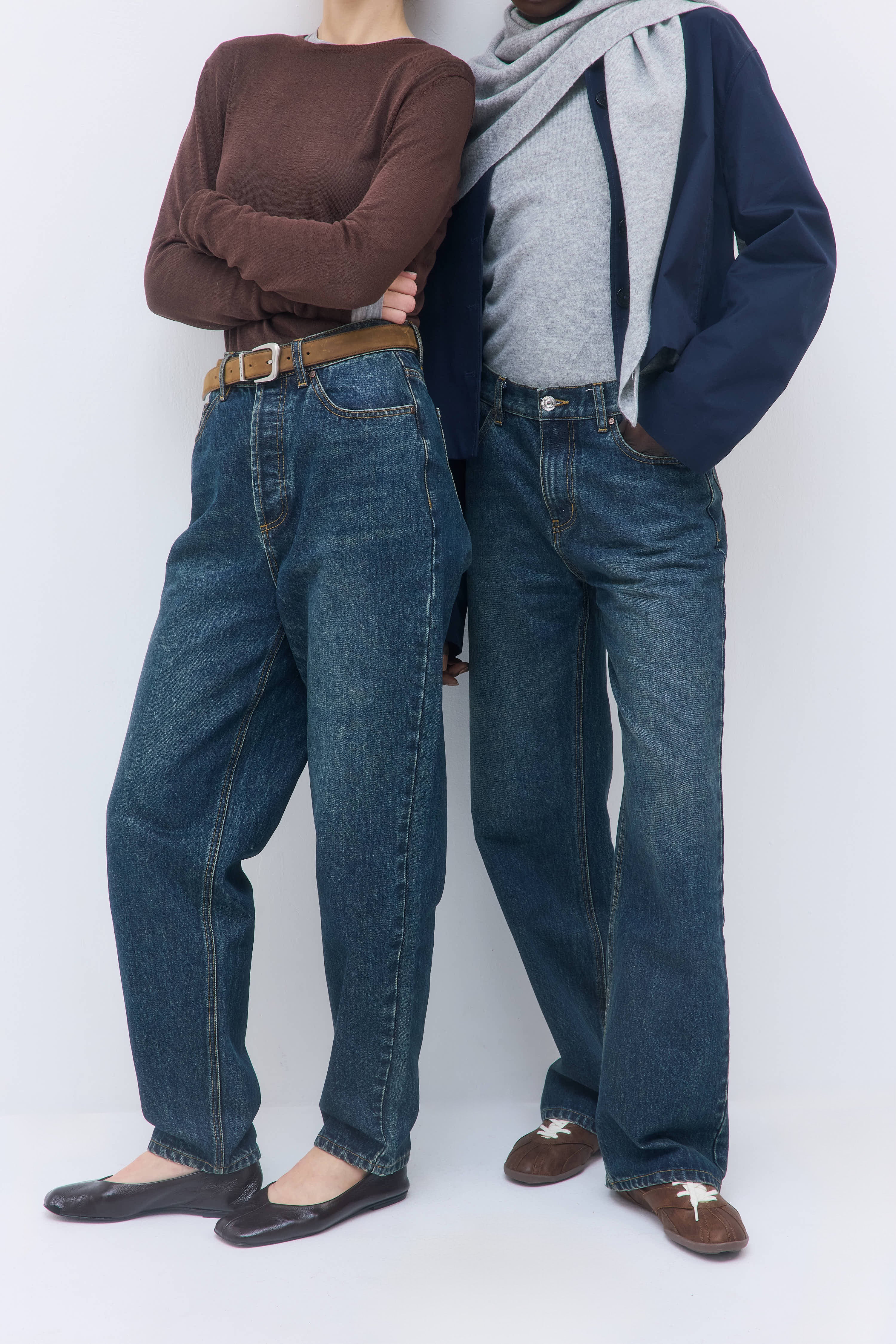 No.11| Mid Rise Full Length Baggy Denim - Image 8