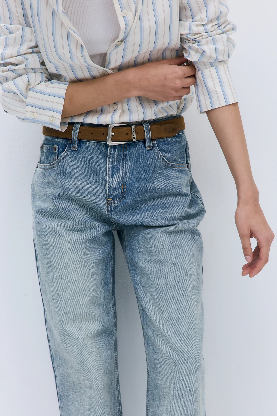 No.11| Mid Rise Full Length Baggy Denim - Image 6