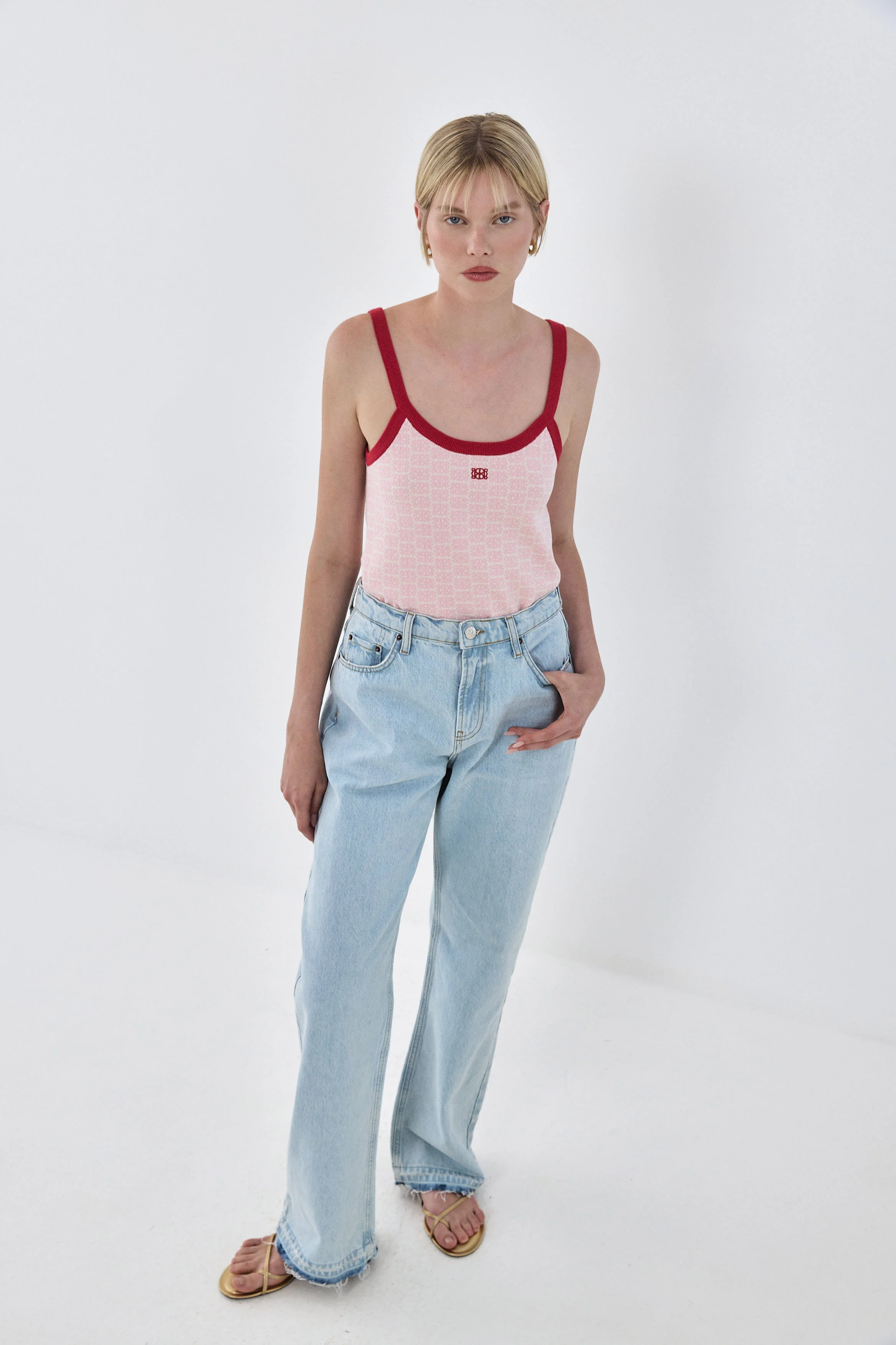 No.11| Mid Rise Full Length Baggy Denim - Image 3