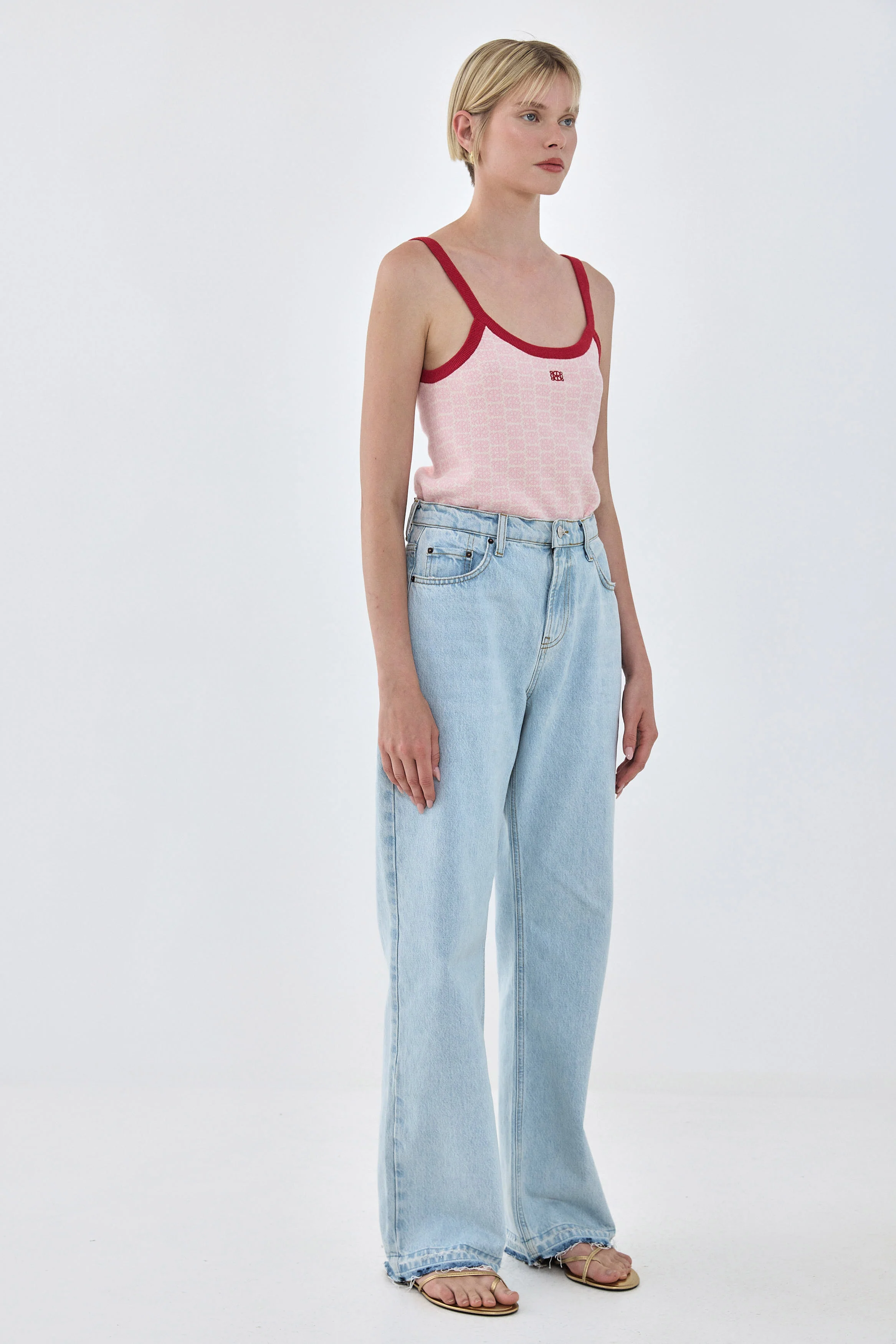 No.11| Mid Rise Full Length Baggy Denim - Image 4