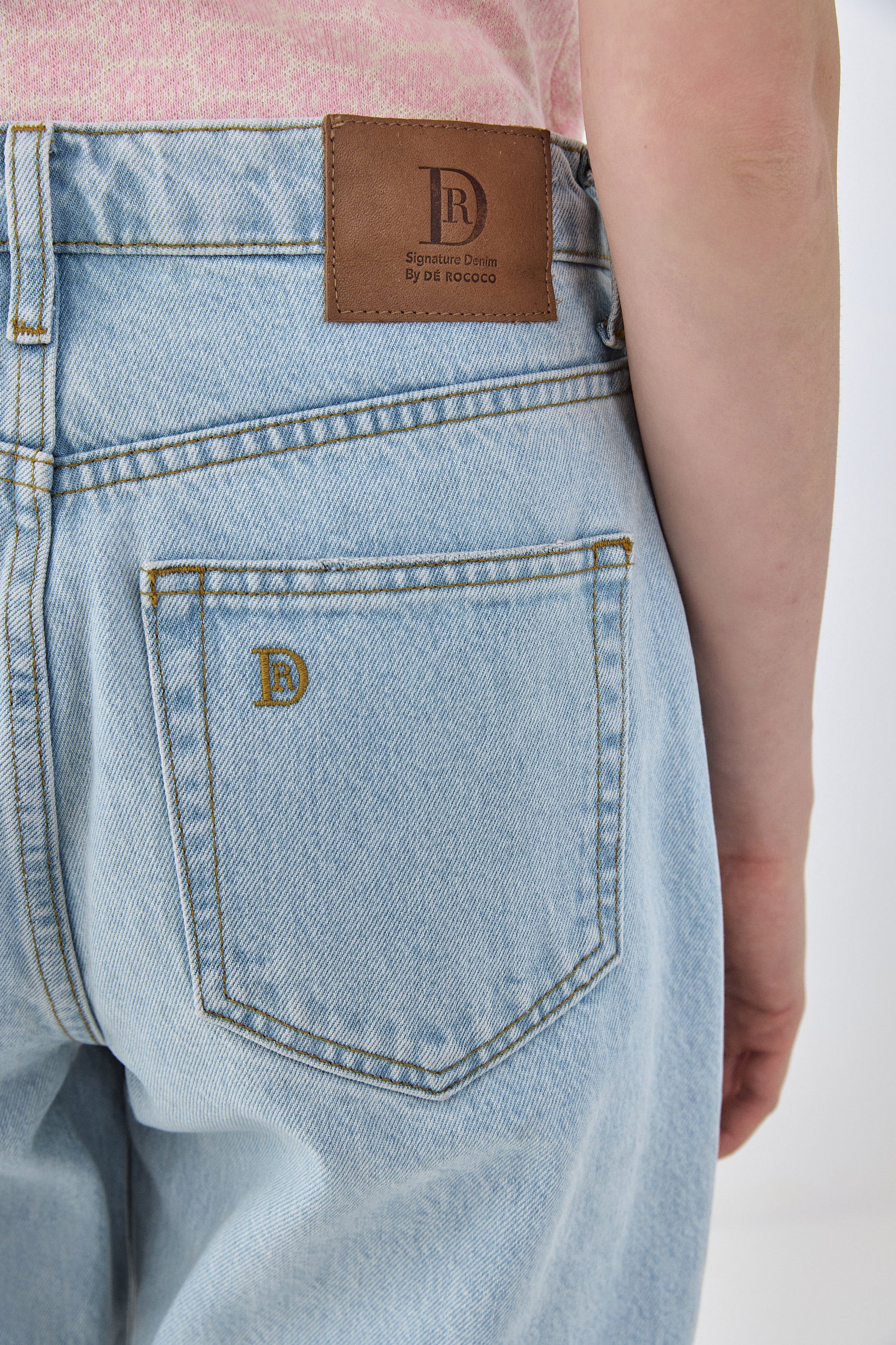 No.11| Mid Rise Full Length Baggy Denim - Image 6