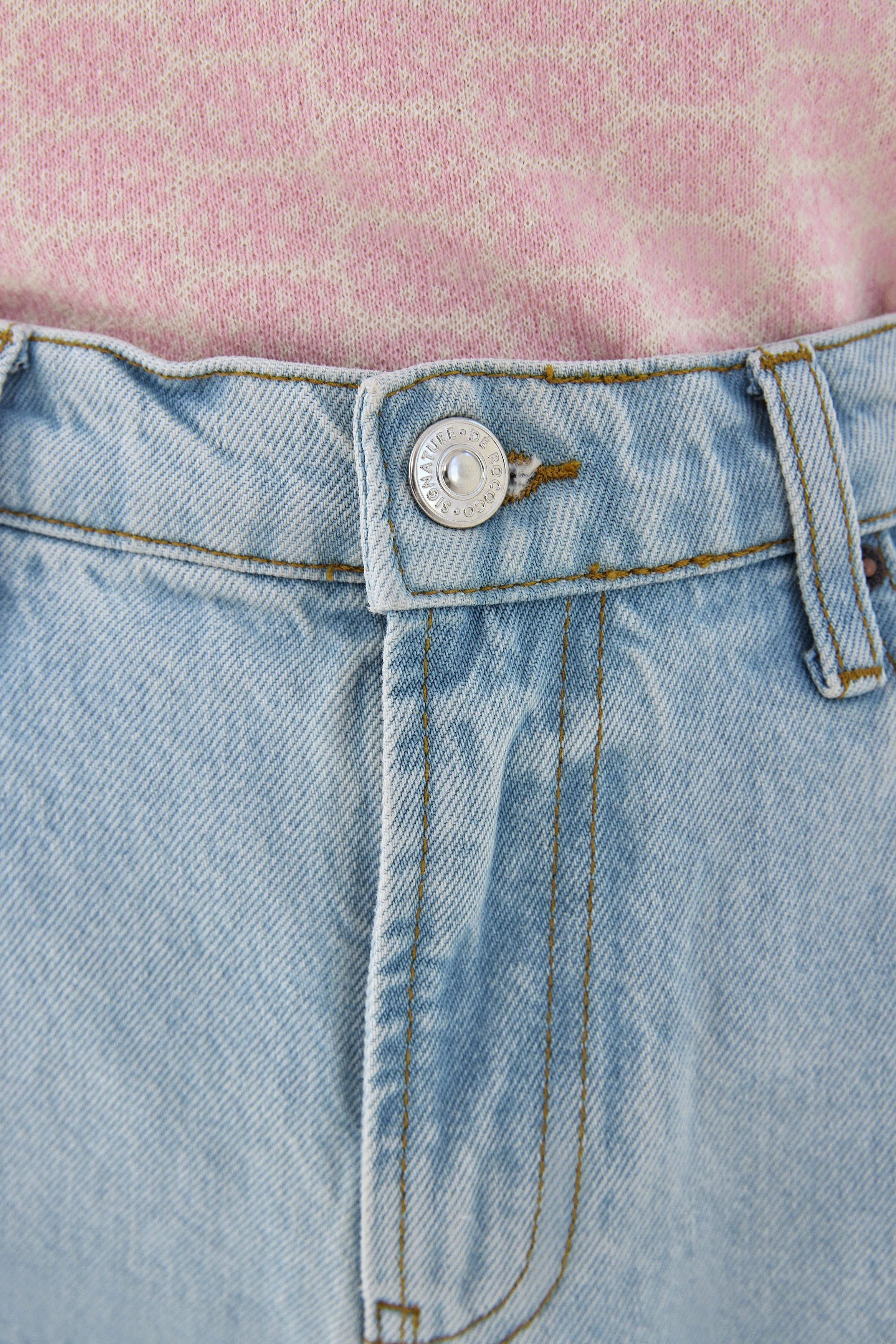 No.11| Mid Rise Full Length Baggy Denim - Image 7