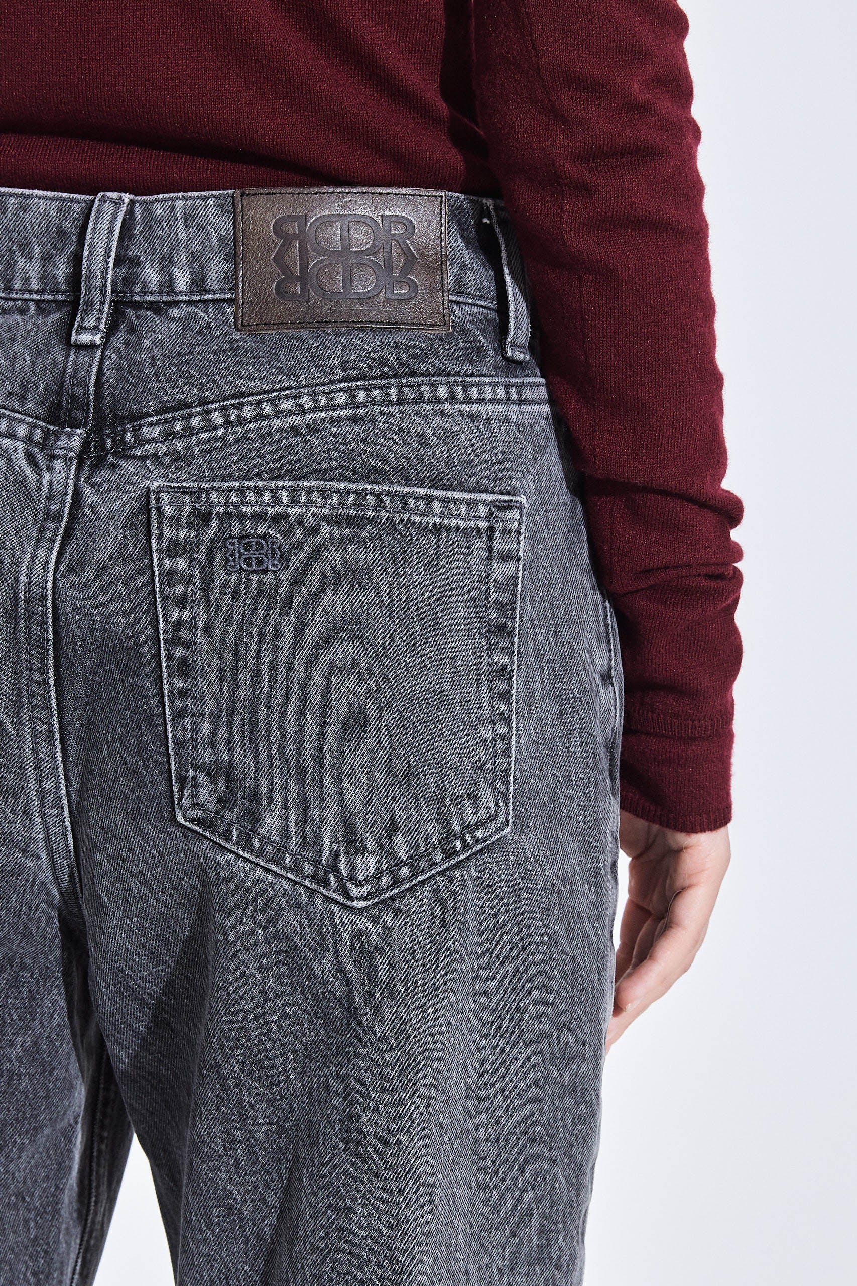 No.11| Mid Rise Full Length Baggy Denim - Image 6
