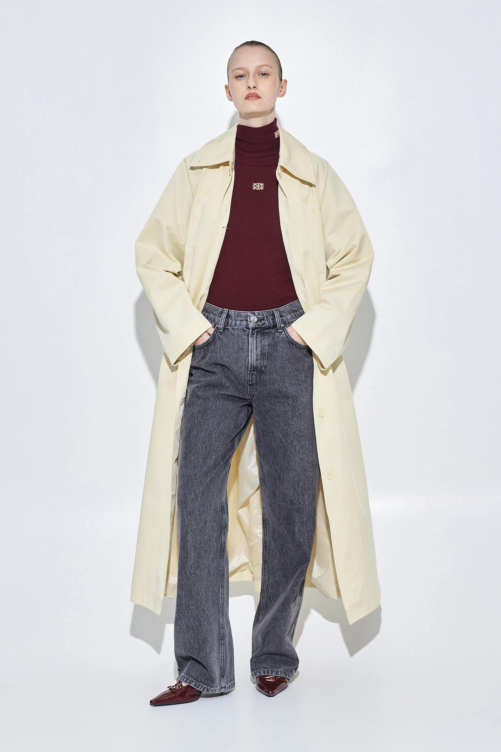 No.11| Mid Rise Full Length Baggy Denim - Image 8