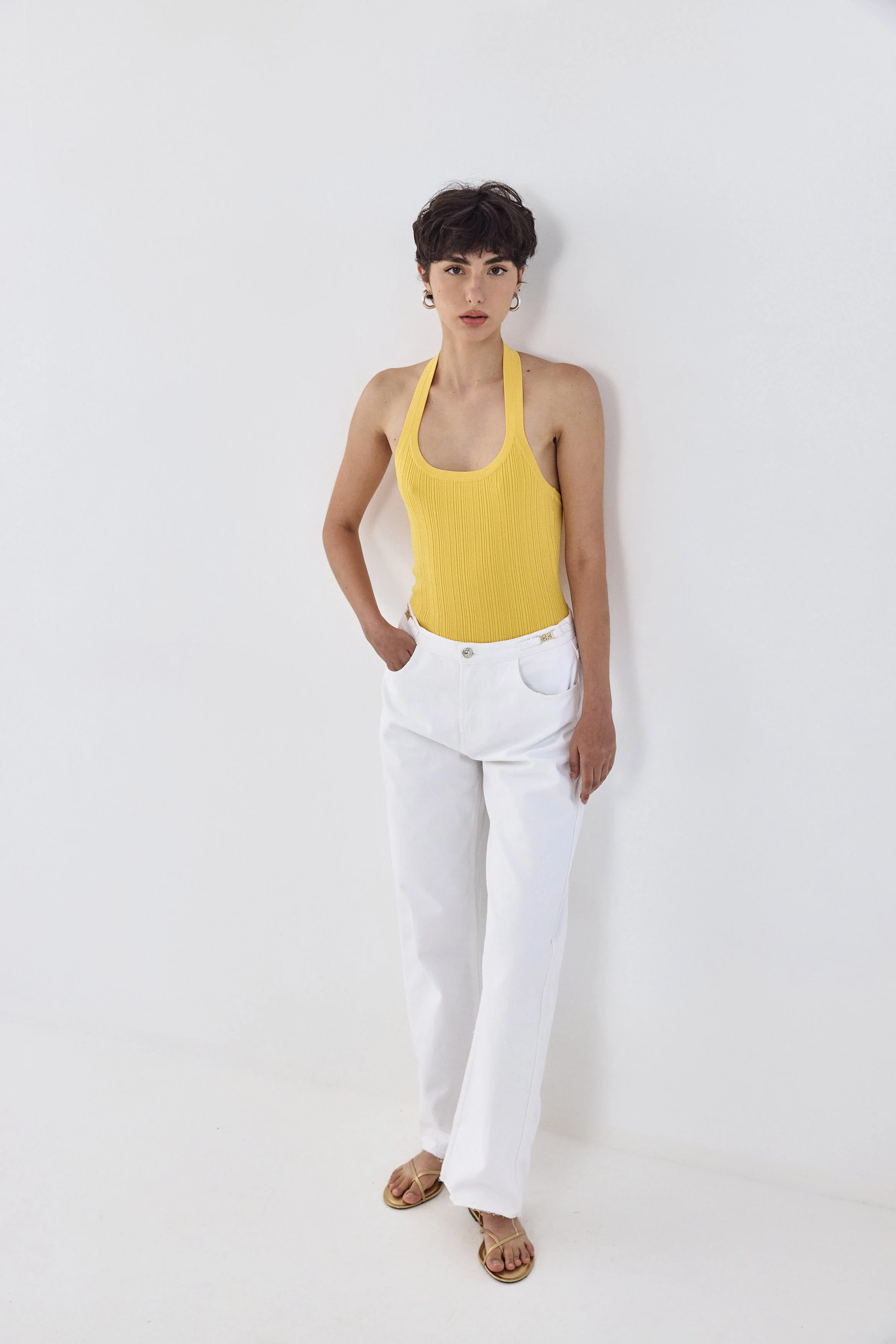 No.11| Mid Rise Full Length Baggy Denim - Image 3