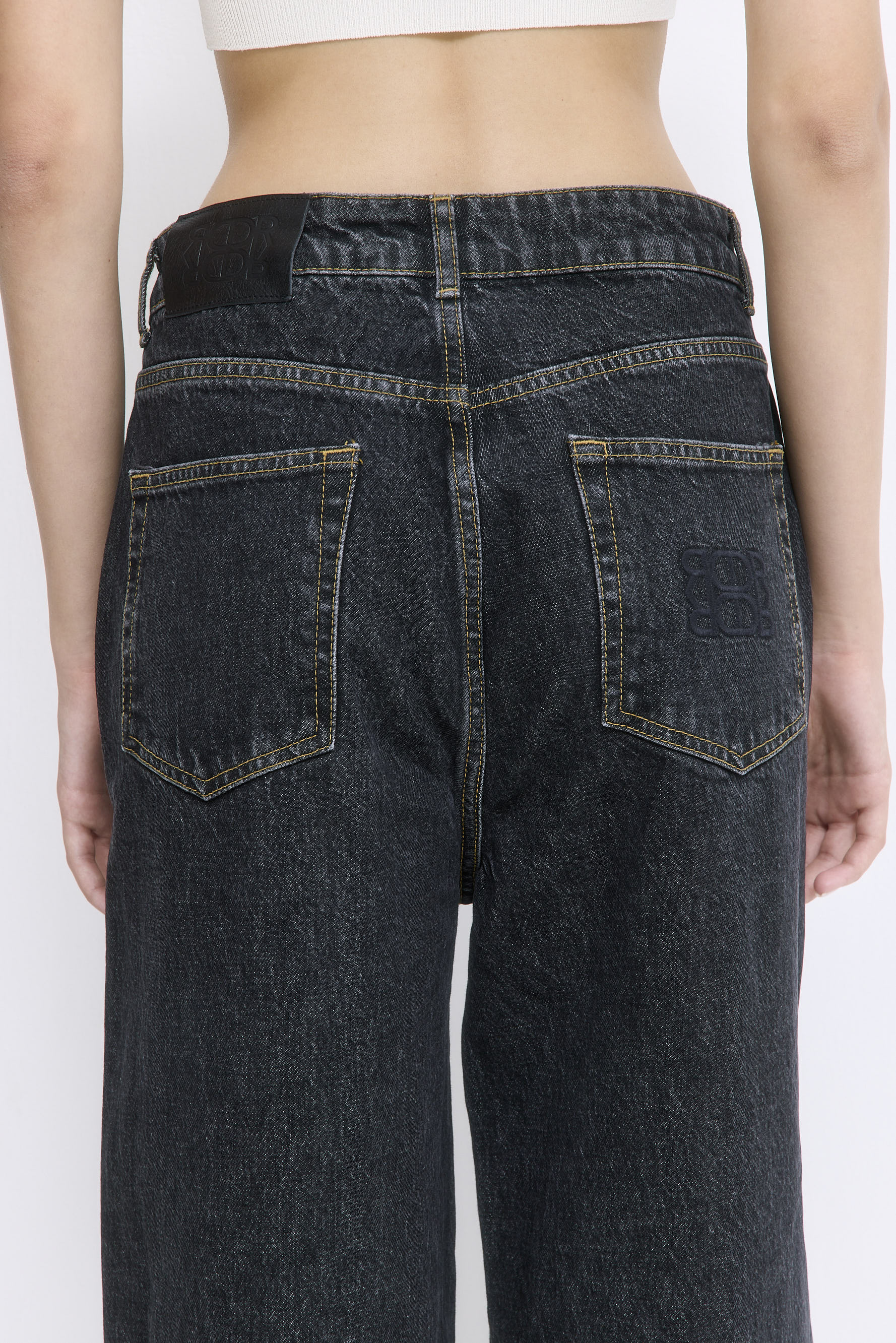 No.12| High Rise Super Wide Denim - Image 6