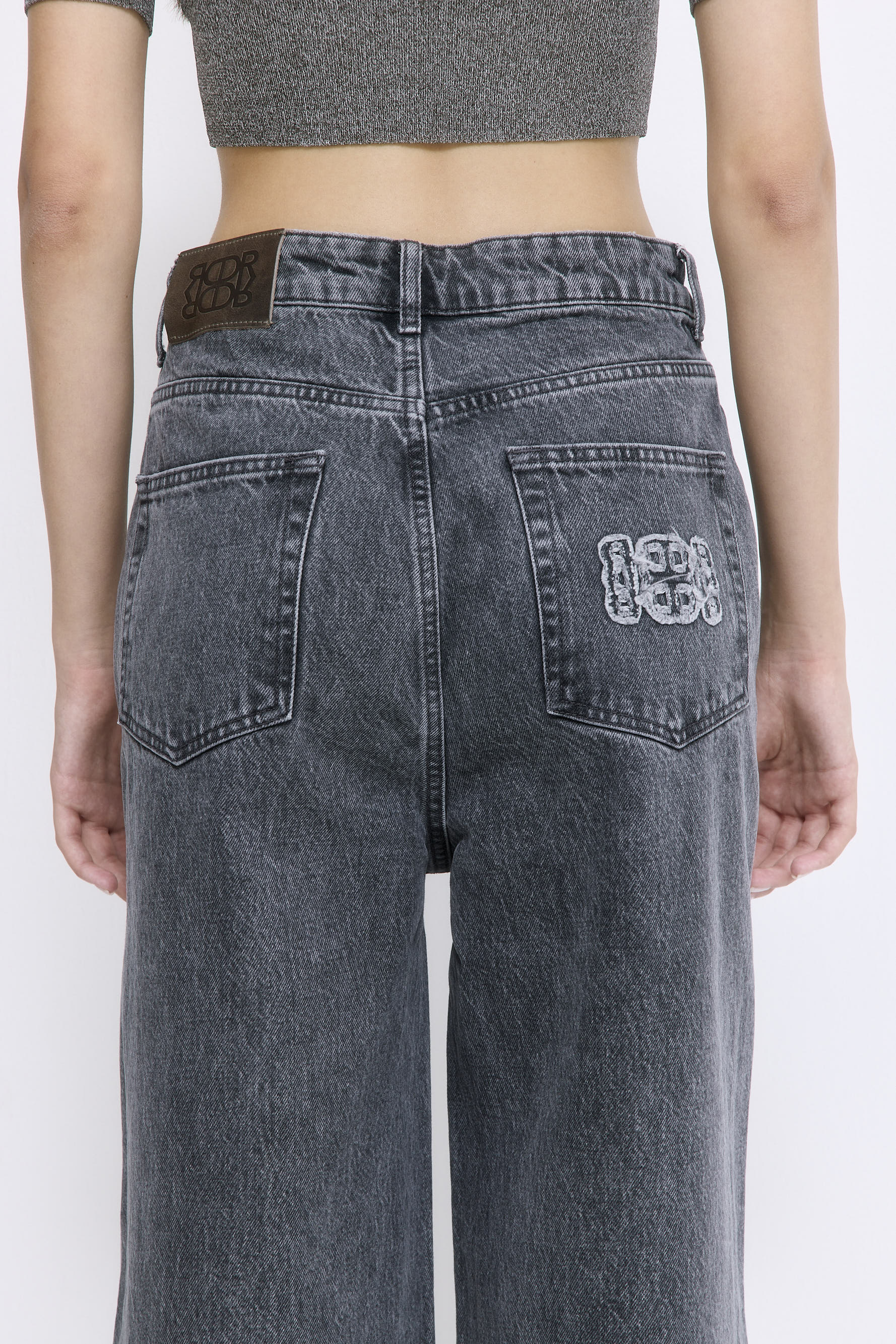 No.12| High Rise Super Wide Denim - Image 6