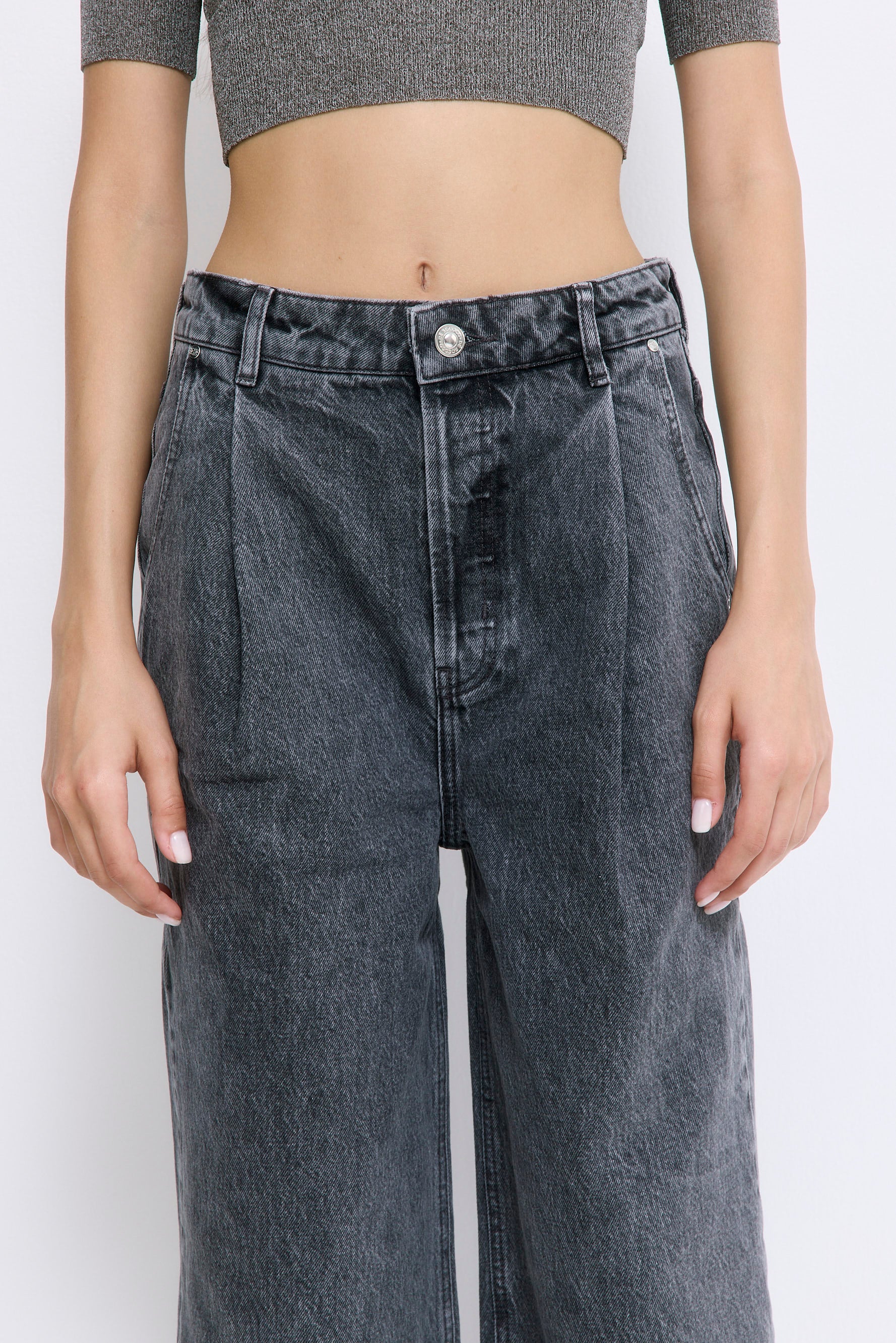 No.12| High Rise Super Wide Denim - Image 7