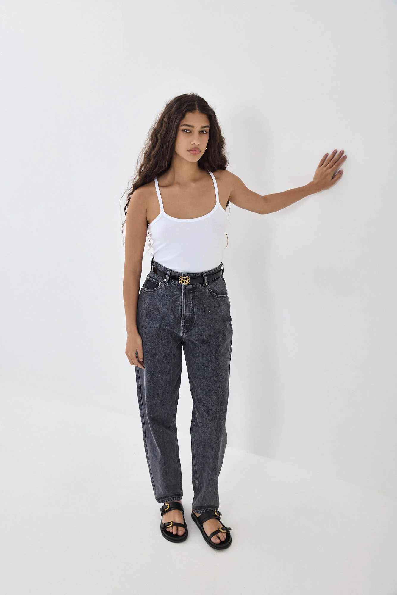 No.13| High Rise Tapered Balloon Denim - Image 9