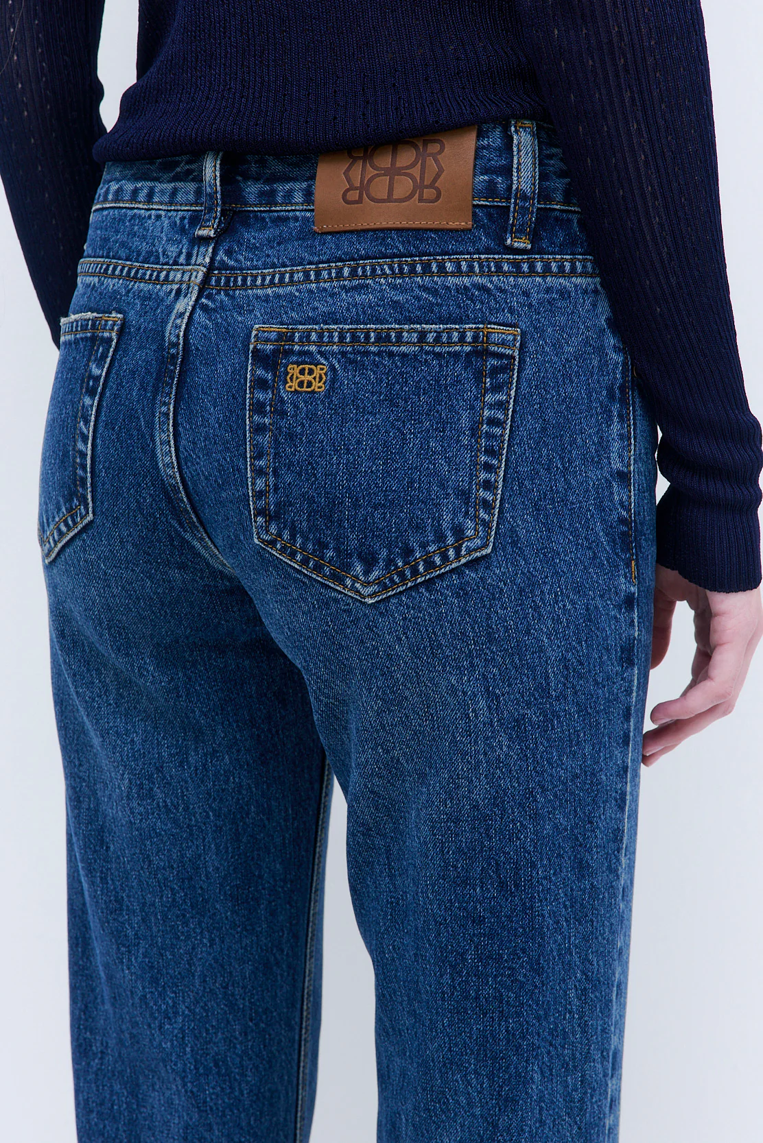 No.15| Low Rise Straight Denim - Image 5