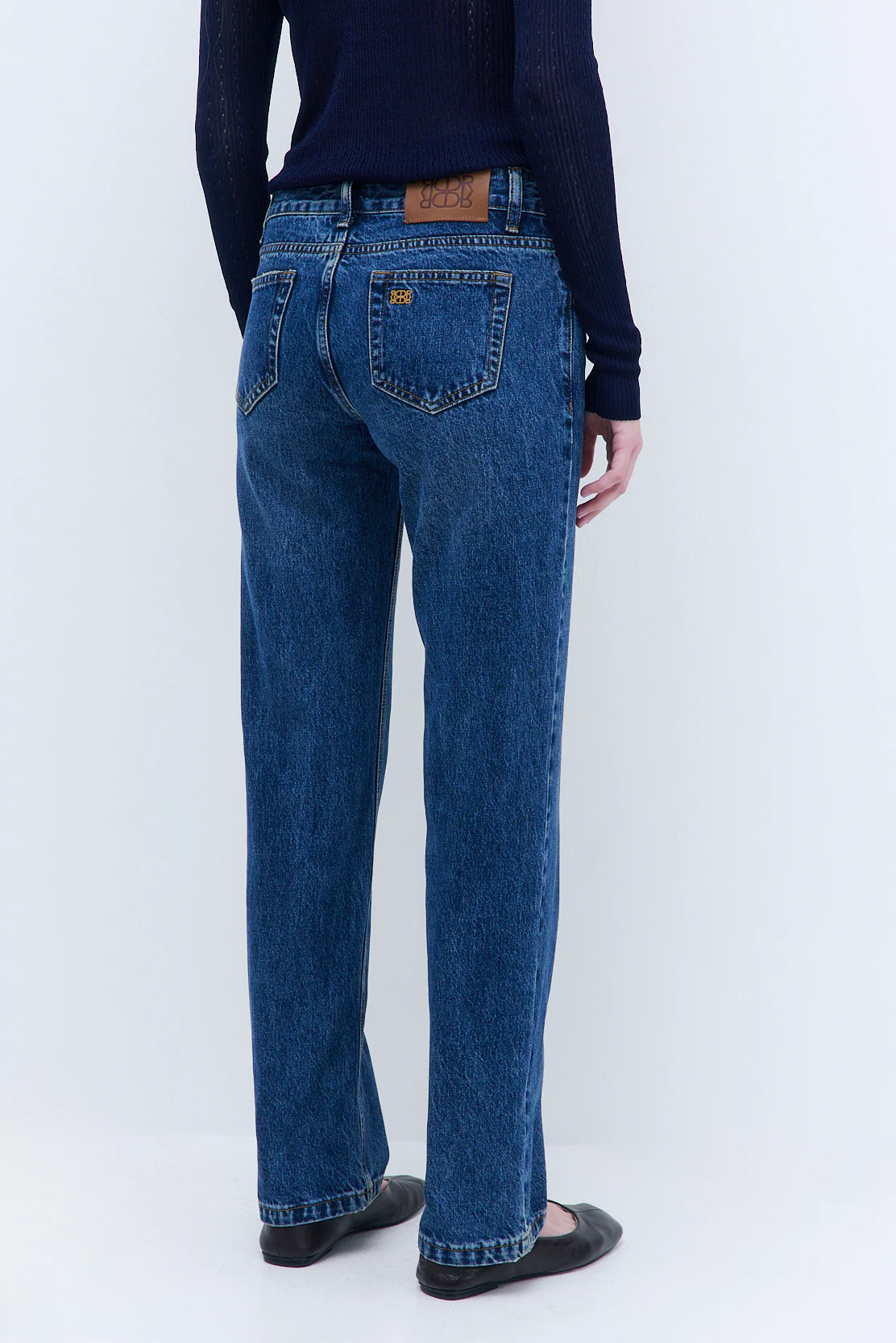 No.15| Low Rise Straight Denim - Image 7
