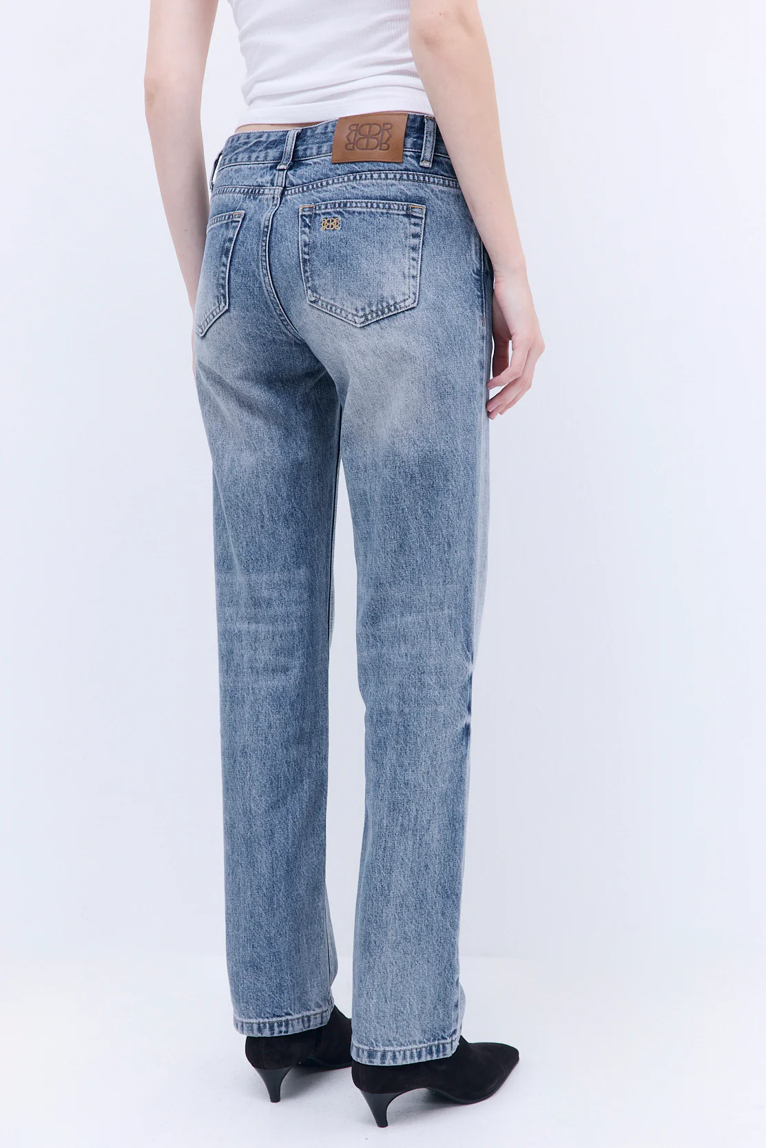 No.15| Low Rise Straight Denim - Image 5